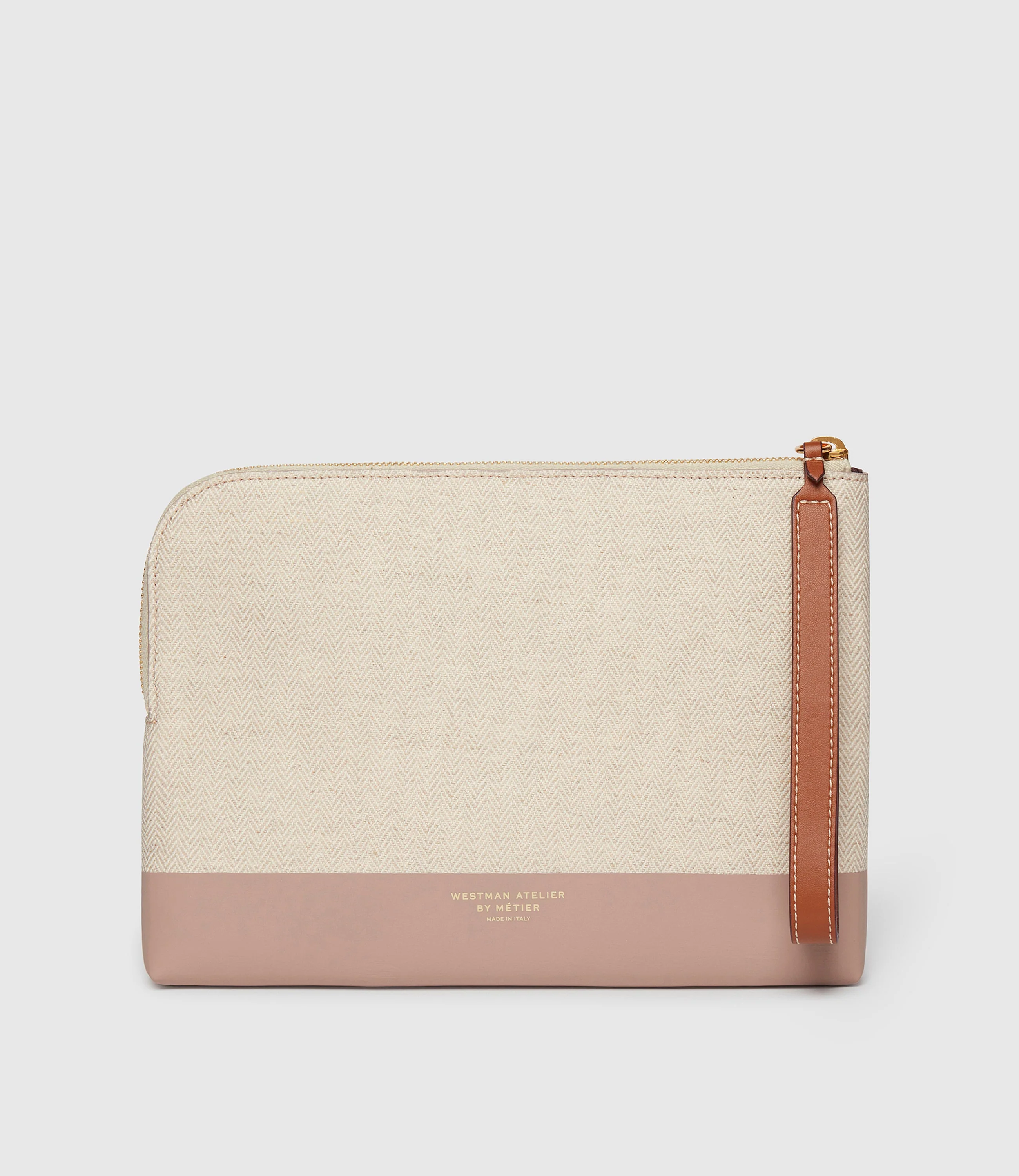 Metier - Westman Atelier By Métier Midi Makeup Pouch Herringbone