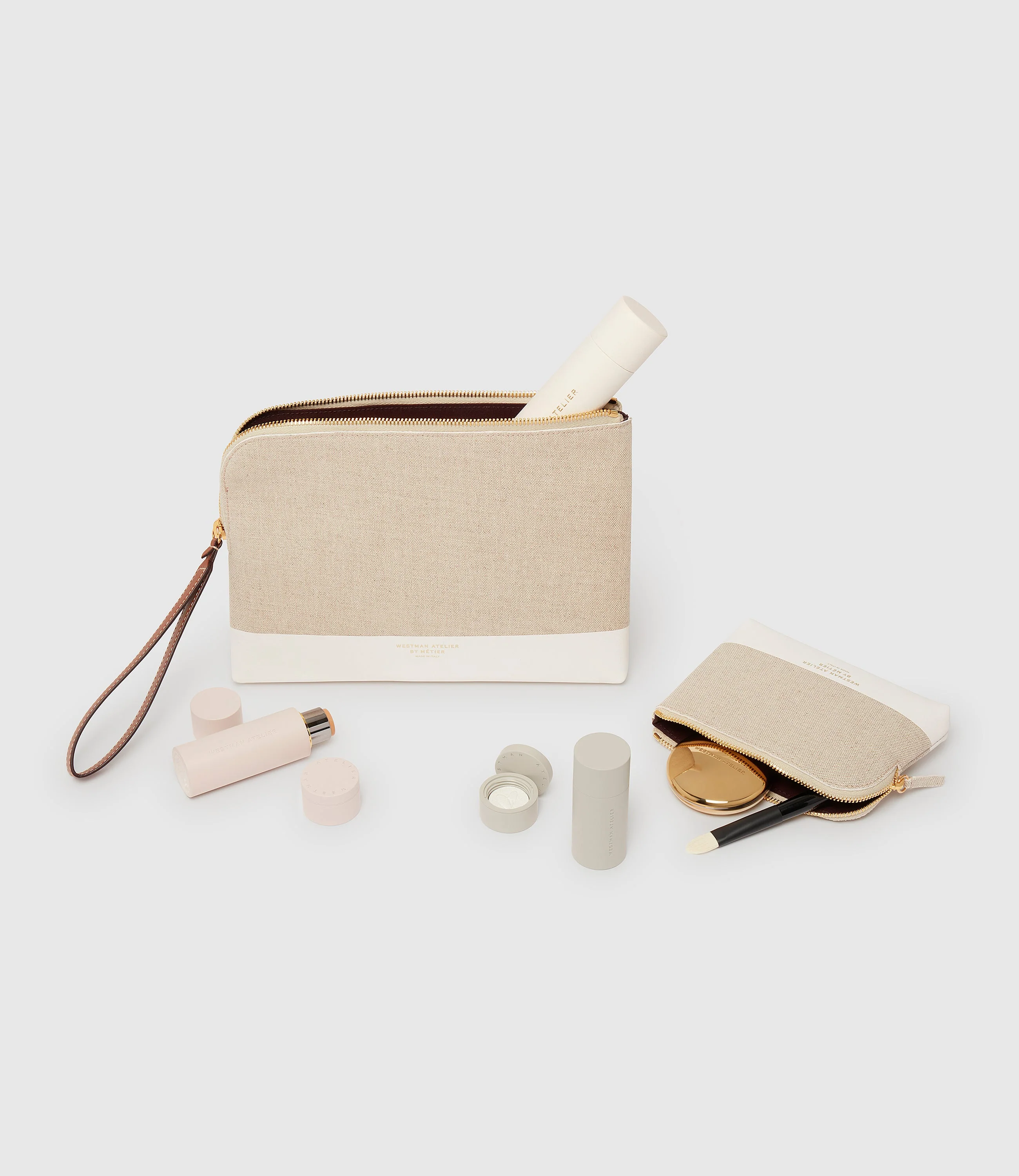 Metier - Westman Atelier By Métier Midi Makeup Pouch Linen - Image 4