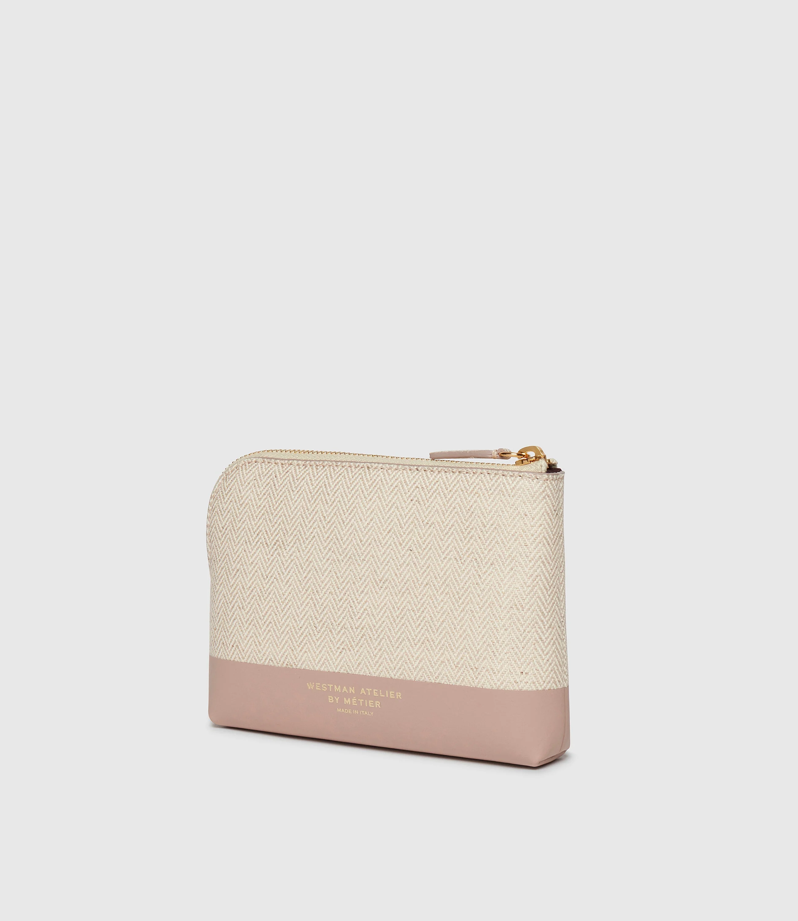 Metier - Westman Atelier By Métier Petite Makeup Pouch Herringbone - Image 2