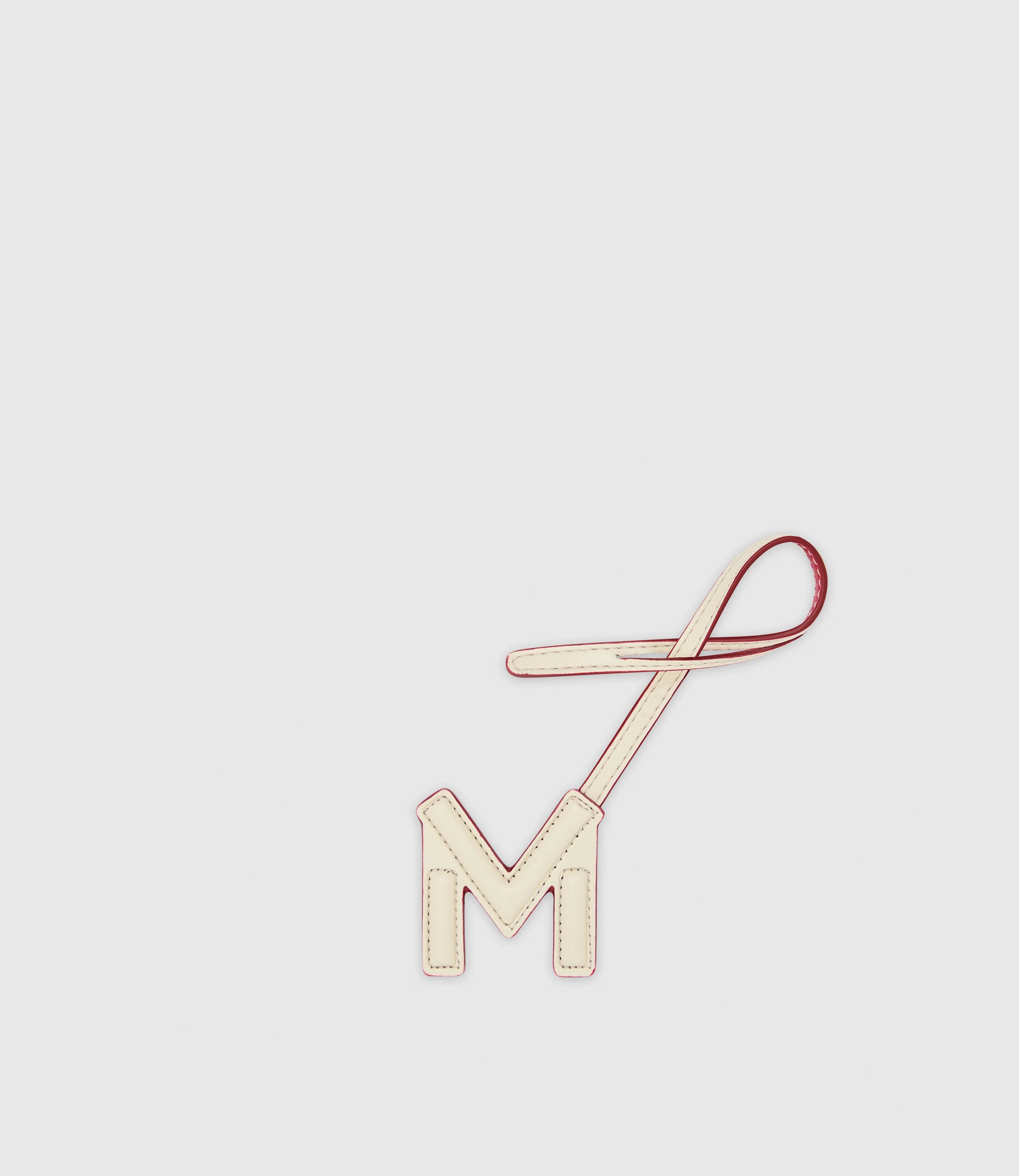 Metier - Westman Atelier By Métier Personalisation Letter Charm Apple Leather Red and White - Image 3
