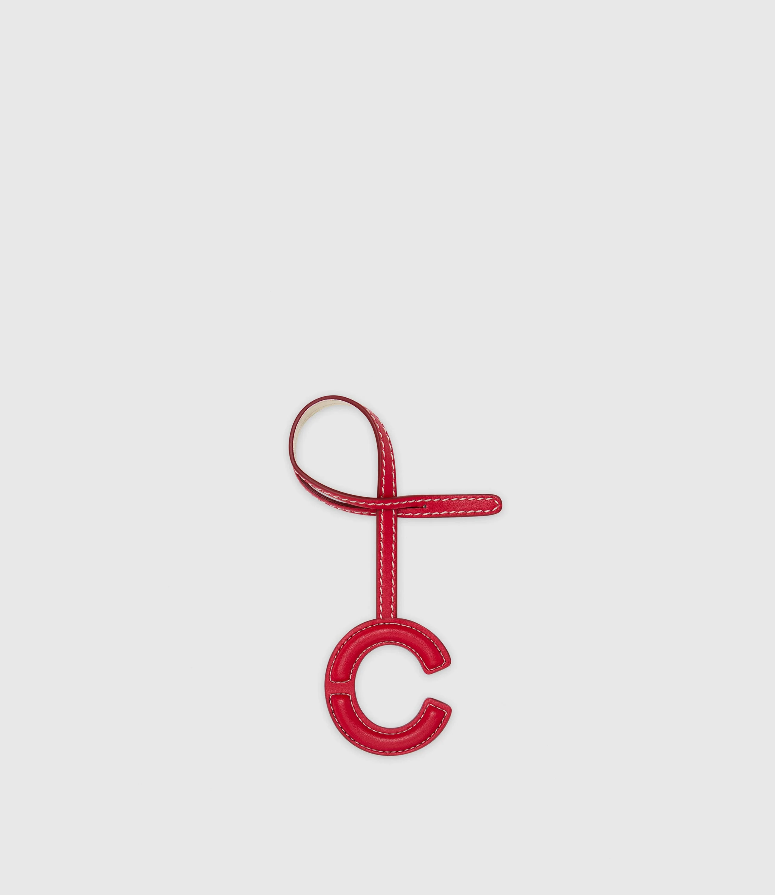 Metier - Westman Atelier By Métier Personalisation Letter Charm Apple Leather Red and White - Image 5