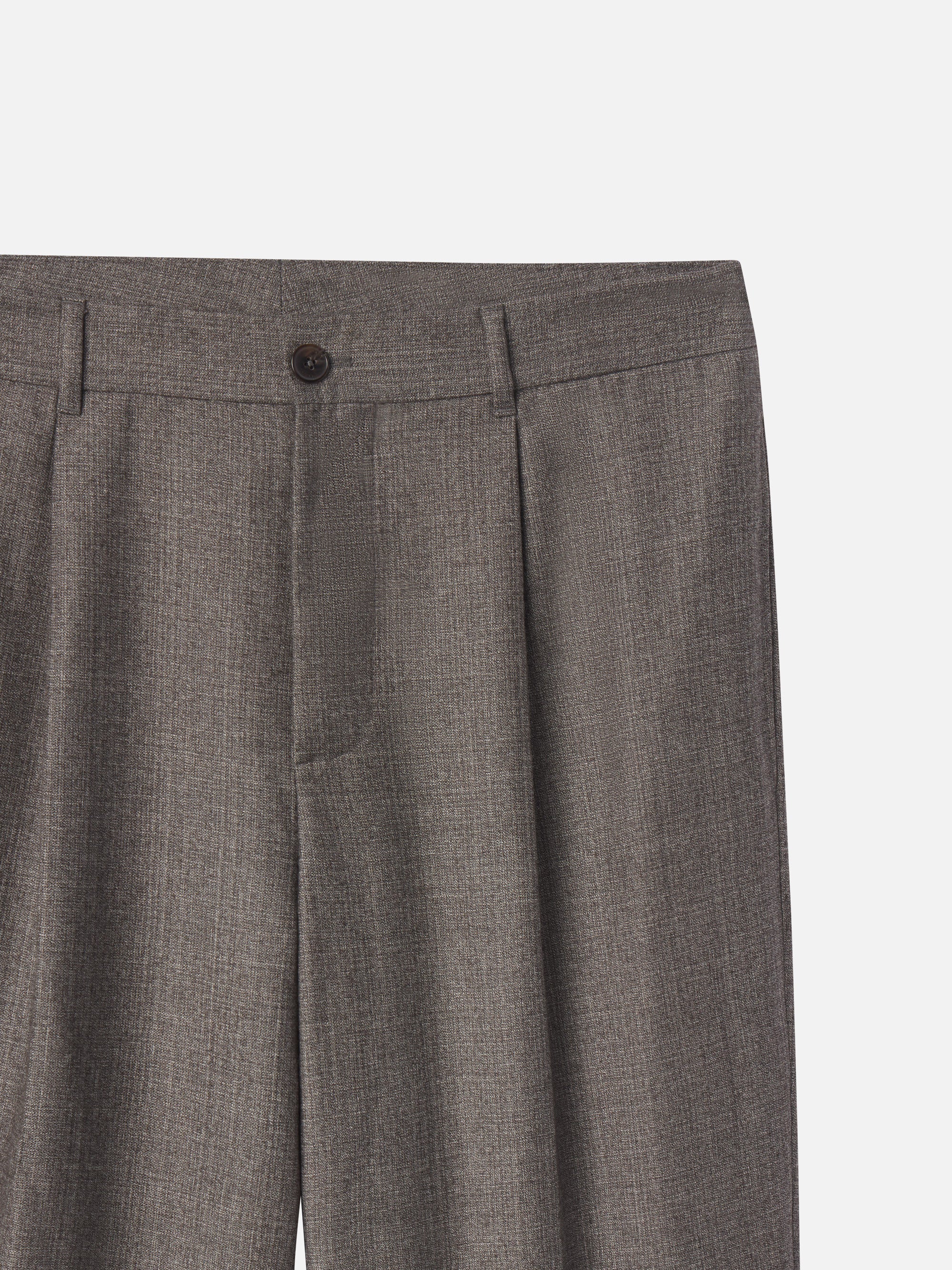 FRAME - Wide Leg Flannel Trousers - Image 2