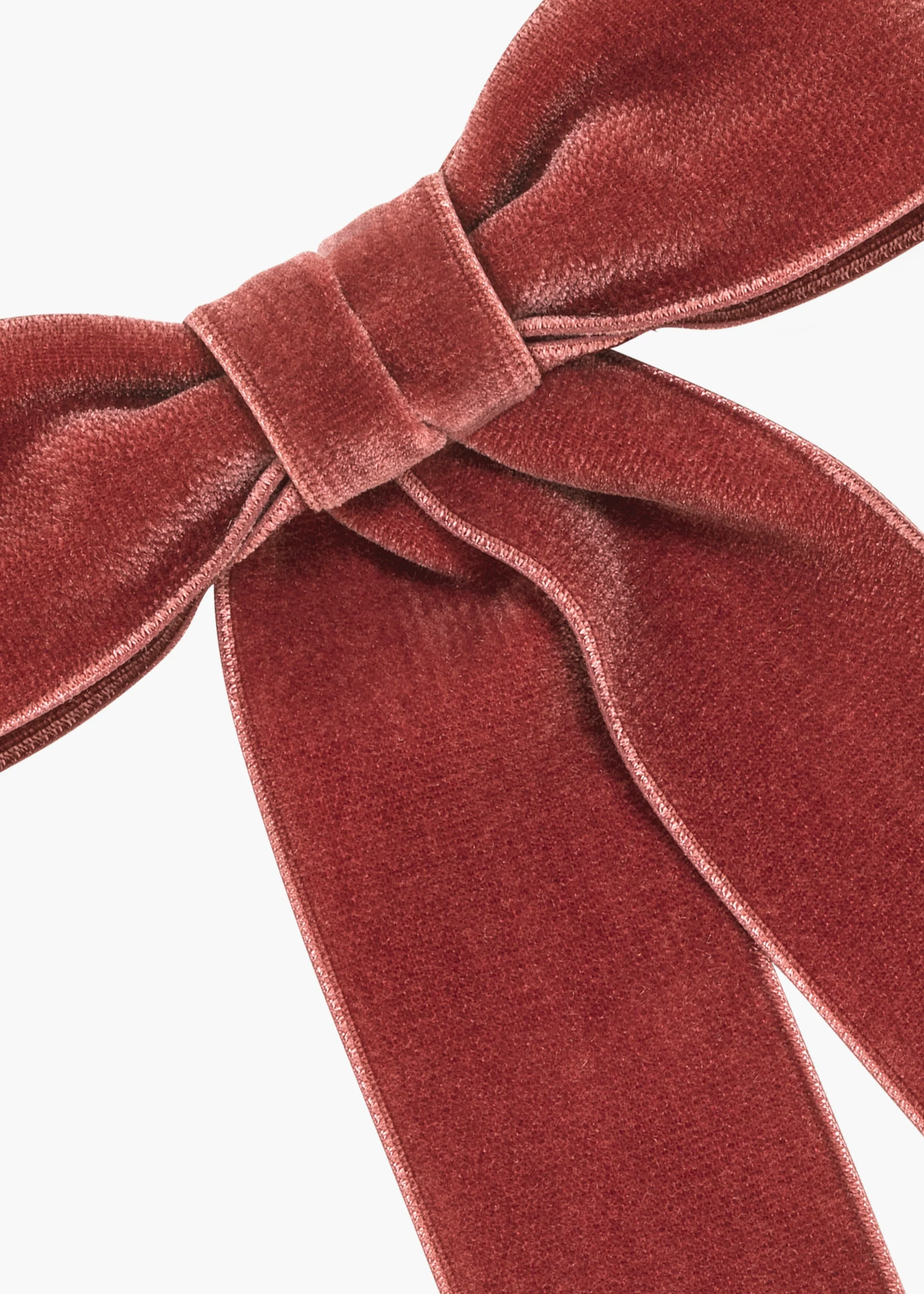 Jennifer Behr - Wide Velvet Bow Barrette - Image 5