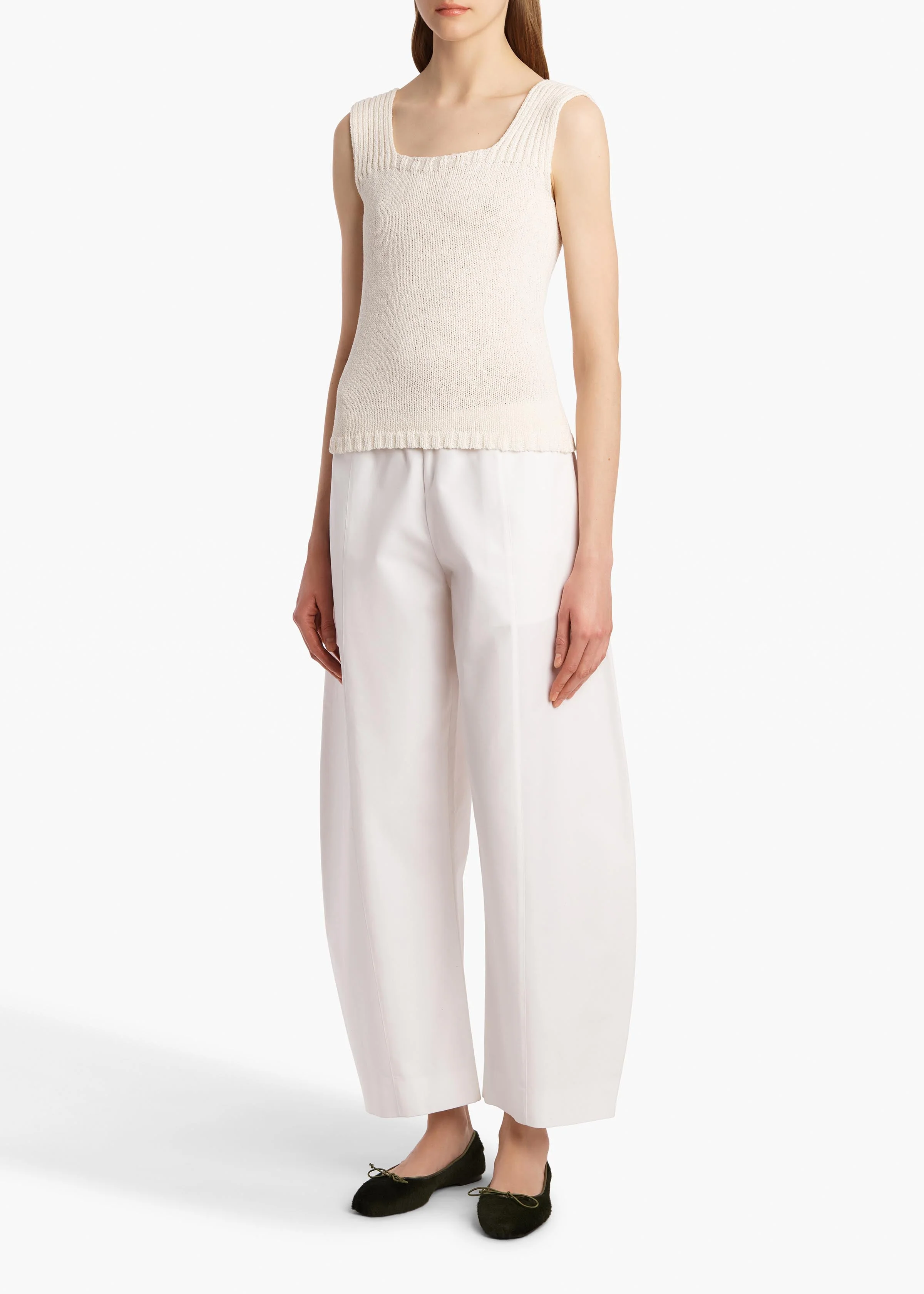 Khaite - Wil Tank in Ivory - Image 2