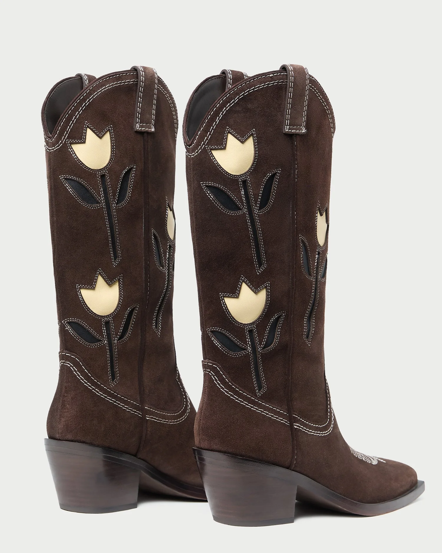 Loeffler Randall - Wilder Brown Suede Tulip Boot - Image 5