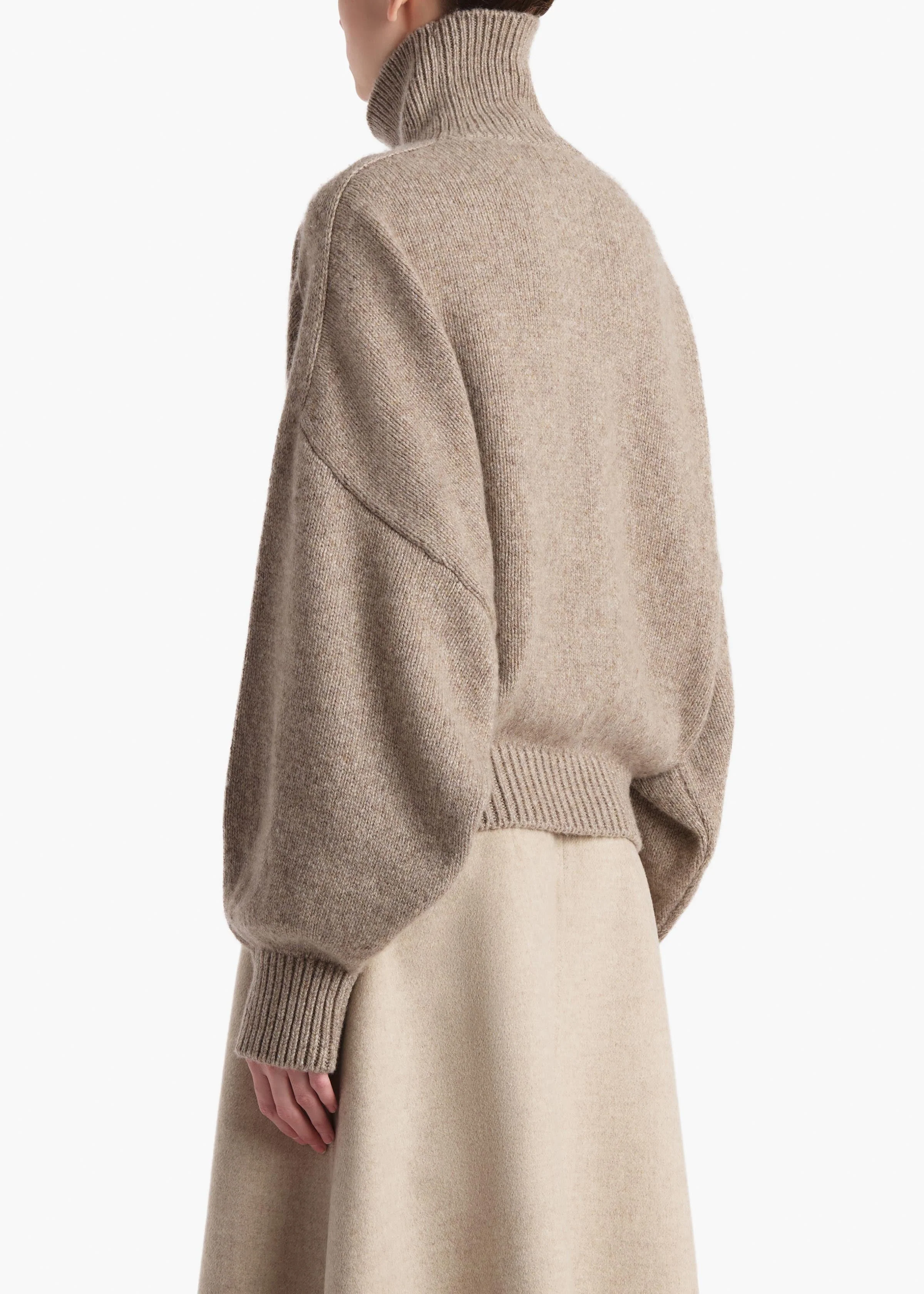 Khaite - Willem Sweater in Sepia - Image 11