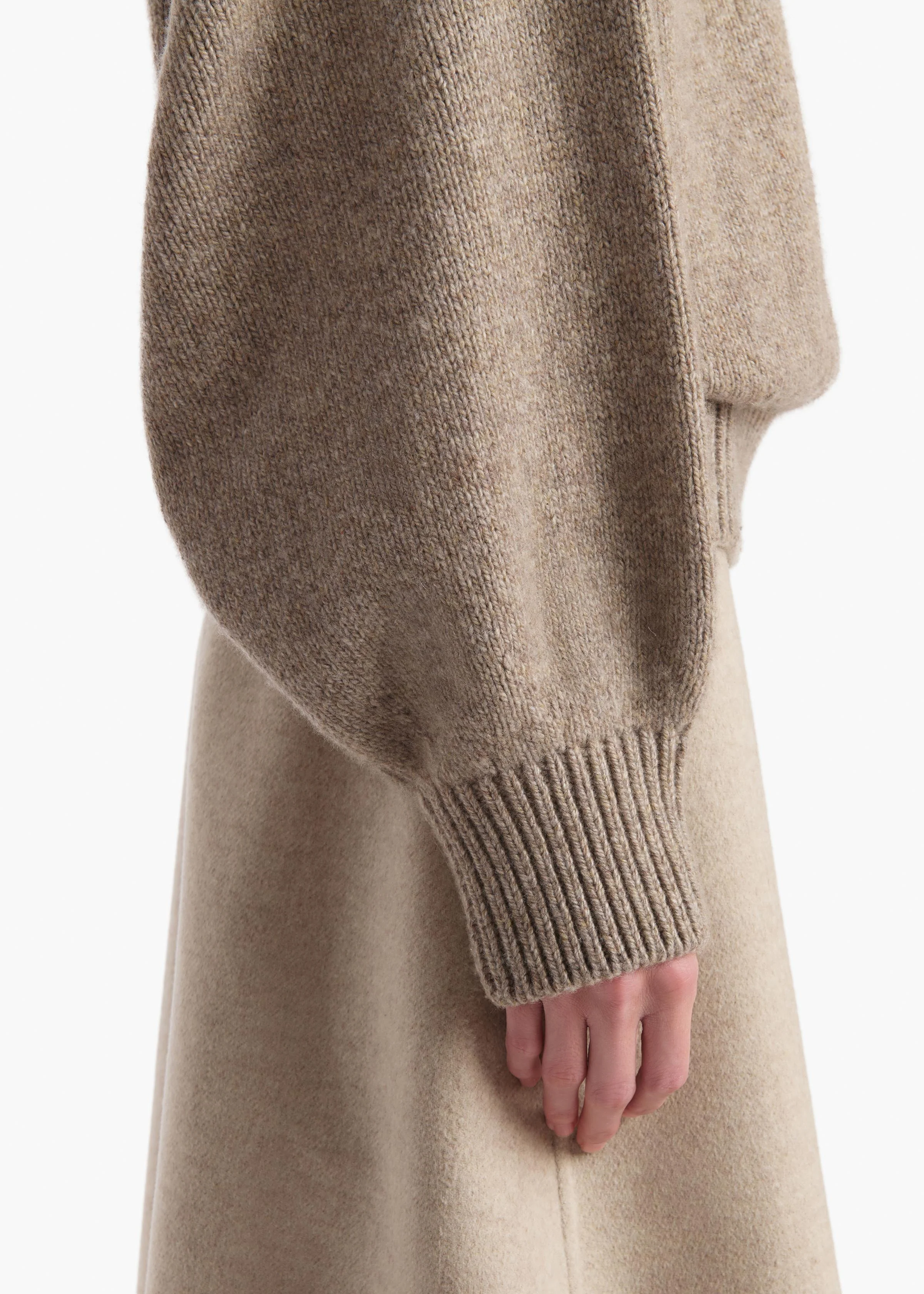 Khaite - Willem Sweater in Sepia - Image 13