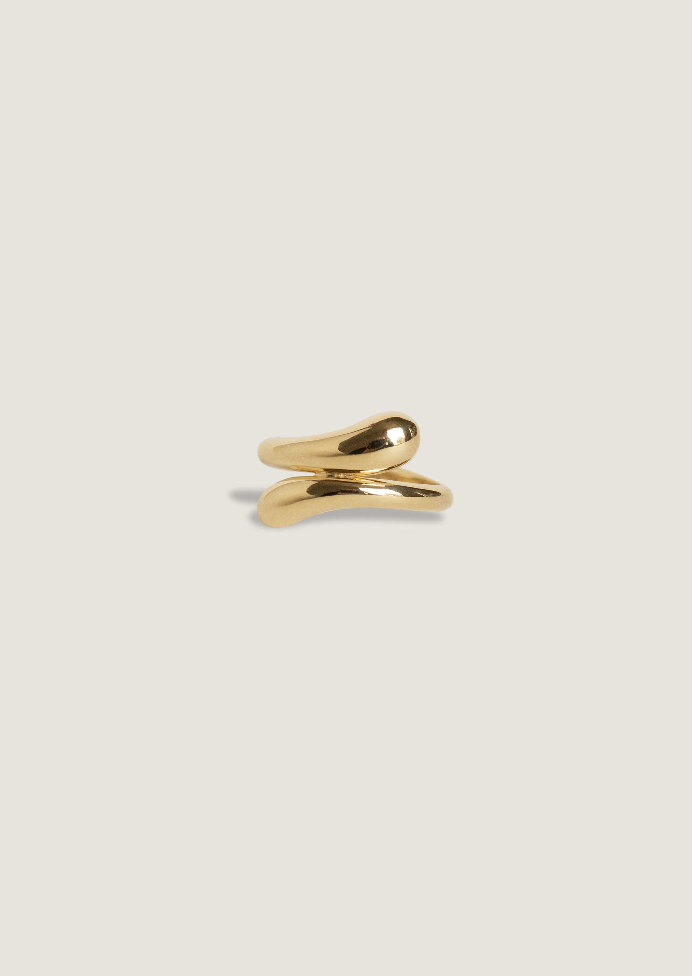 Kinn - Willow Wrap Around Ring Gold - Image 4