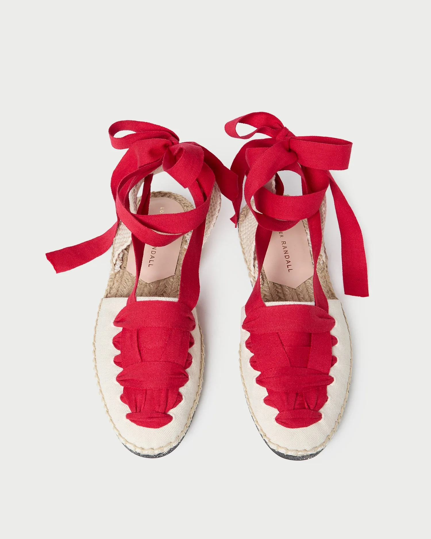 Loeffler Randall - Wilson Natural/Red Espadrille - Image 3