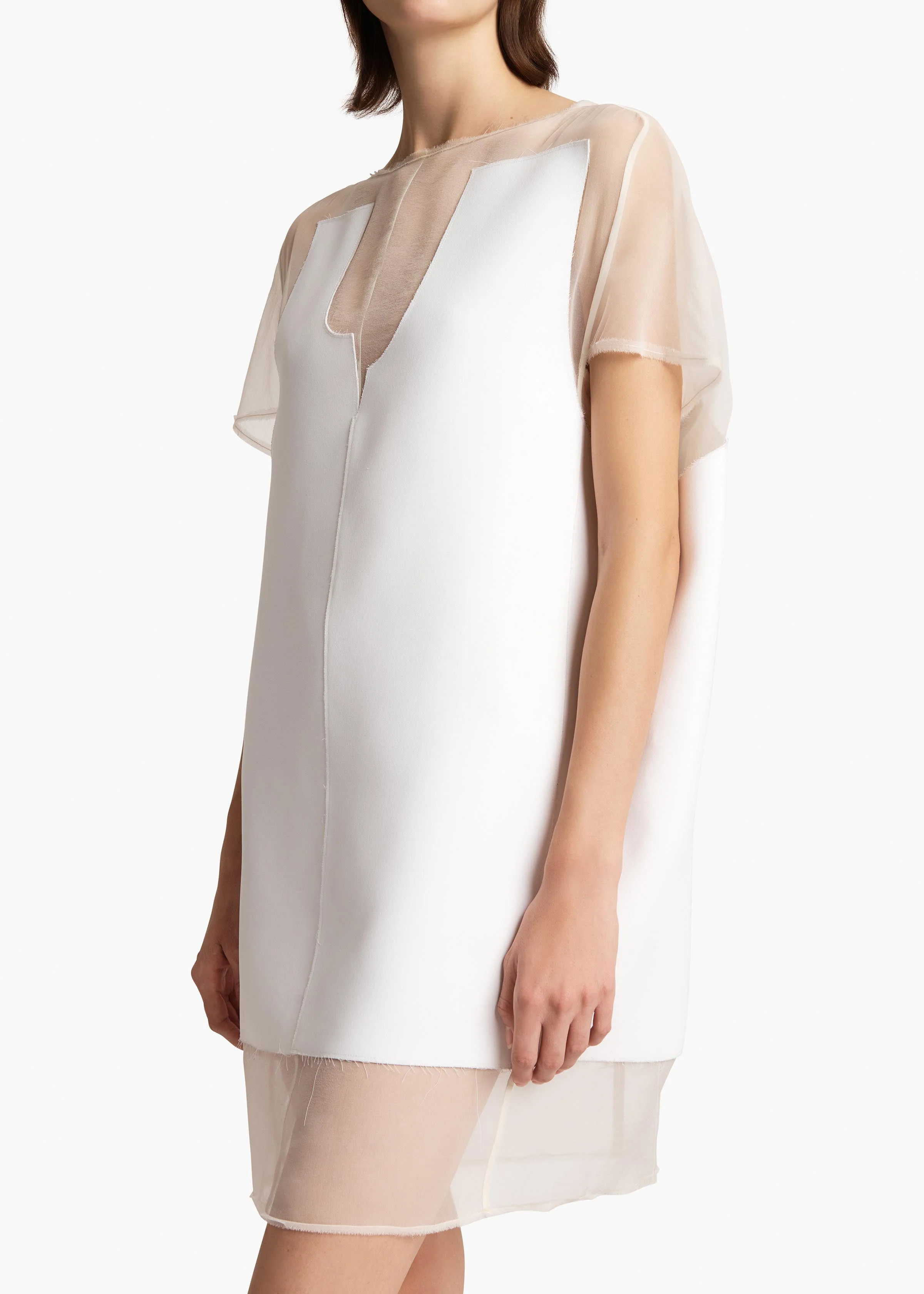 Khaite - Winona Dress in Chalk - Image 13