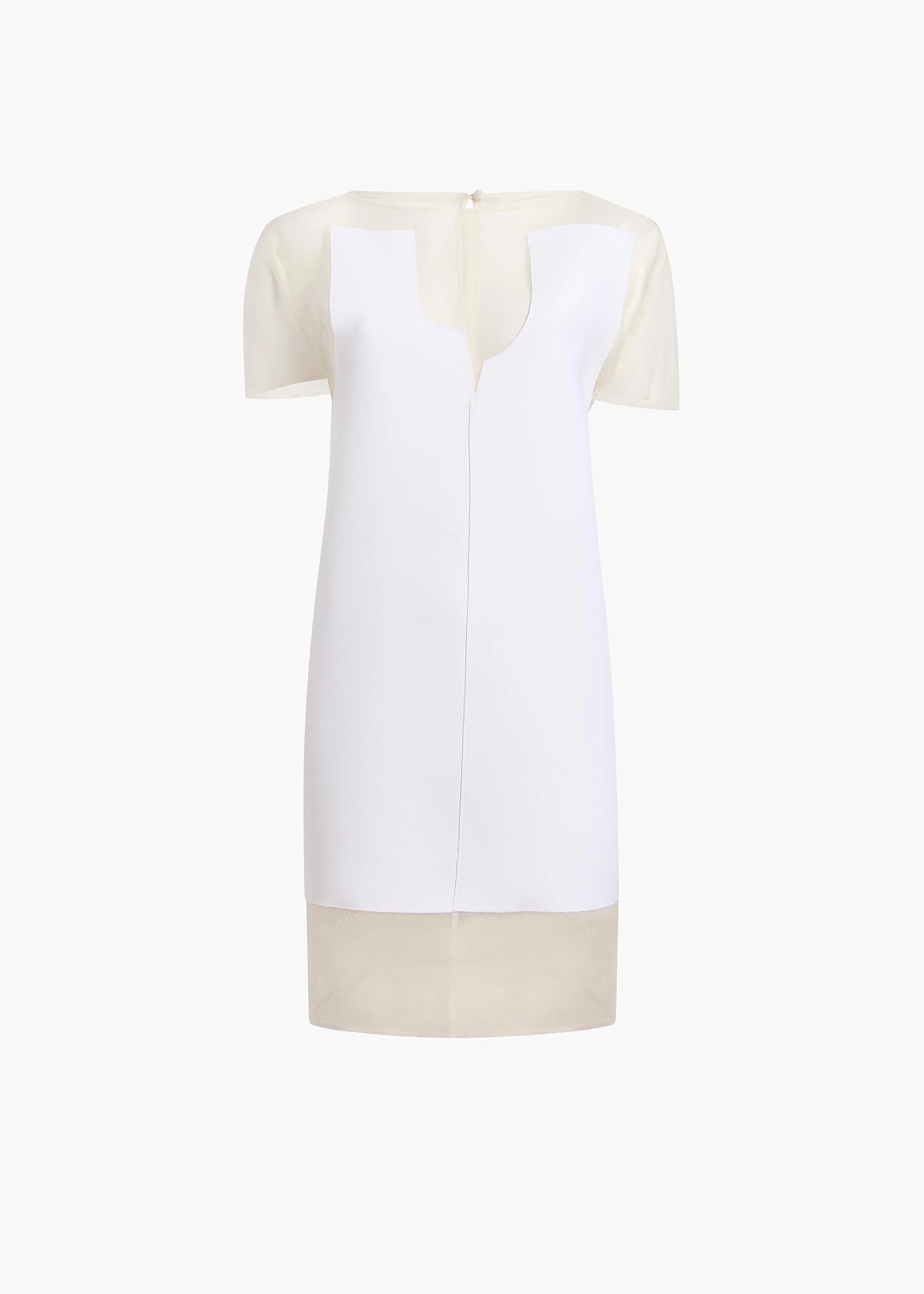Khaite - Winona Dress in Chalk - Image 8