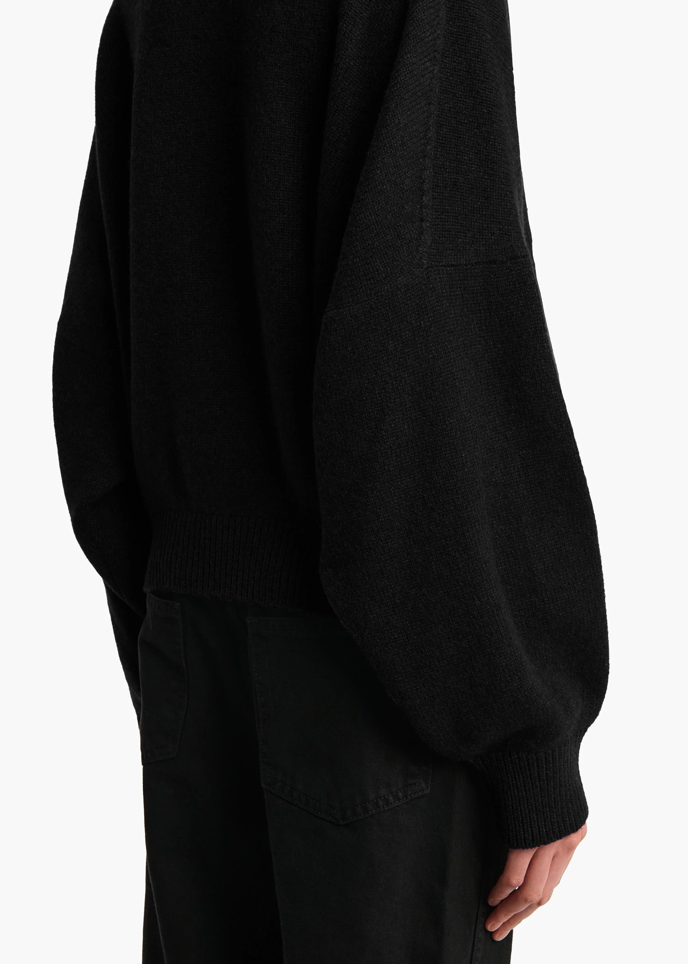 Khaite - Wolfe Sweater in Black - Image 13