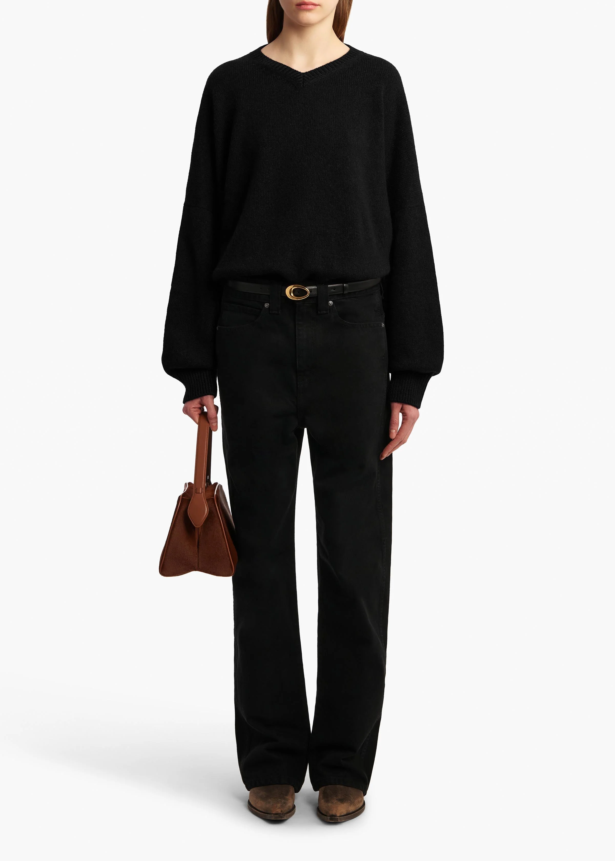 Khaite - Wolfe Sweater in Black - Image 2