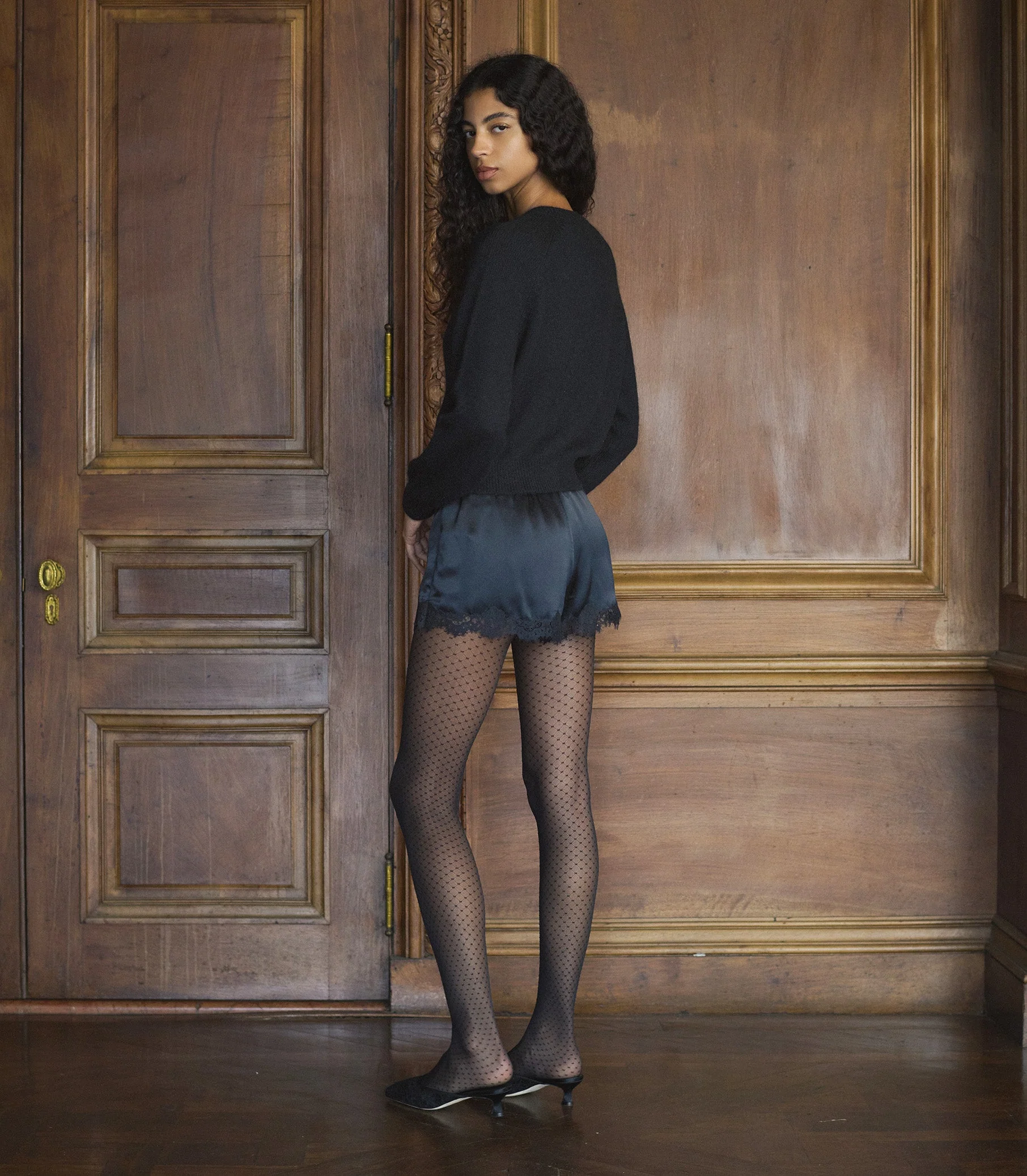DOEN - WOLFORD CONTROL DOTS TIGHTS - Image 3