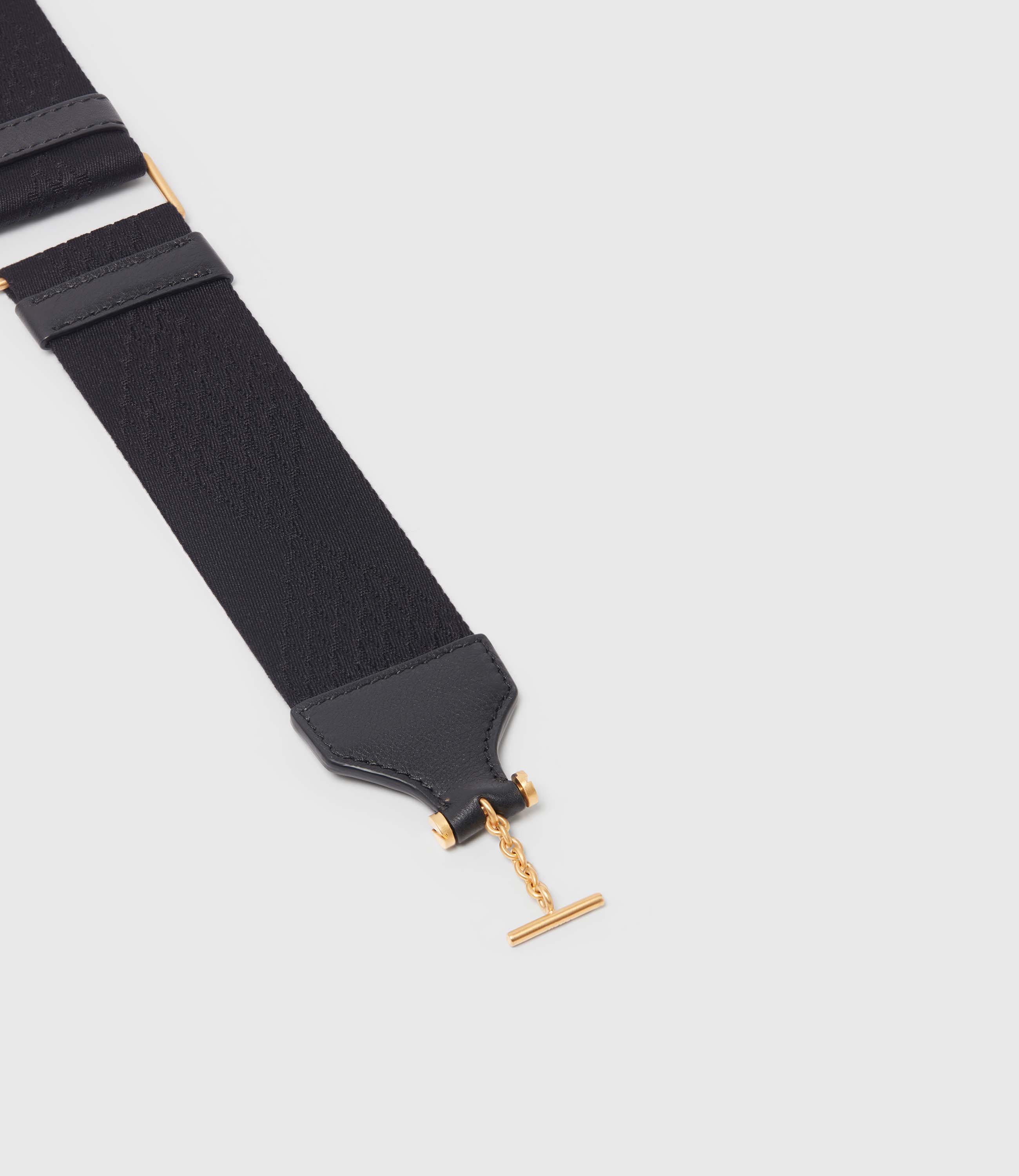 Metier - Women's Diamond Webbing Strap Black - Image 2