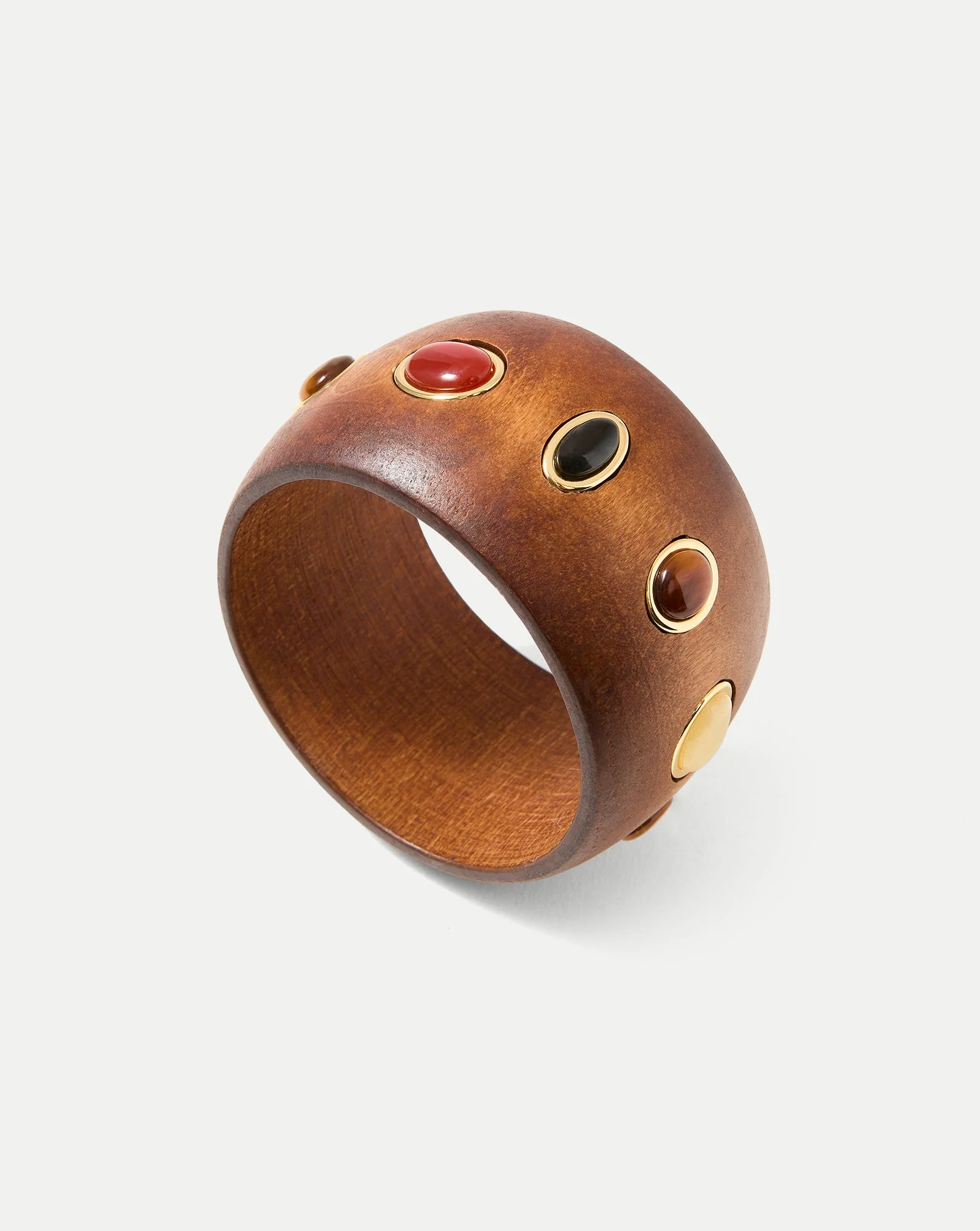 Veronica Beard - Wood Embellished Bangle - Image 2