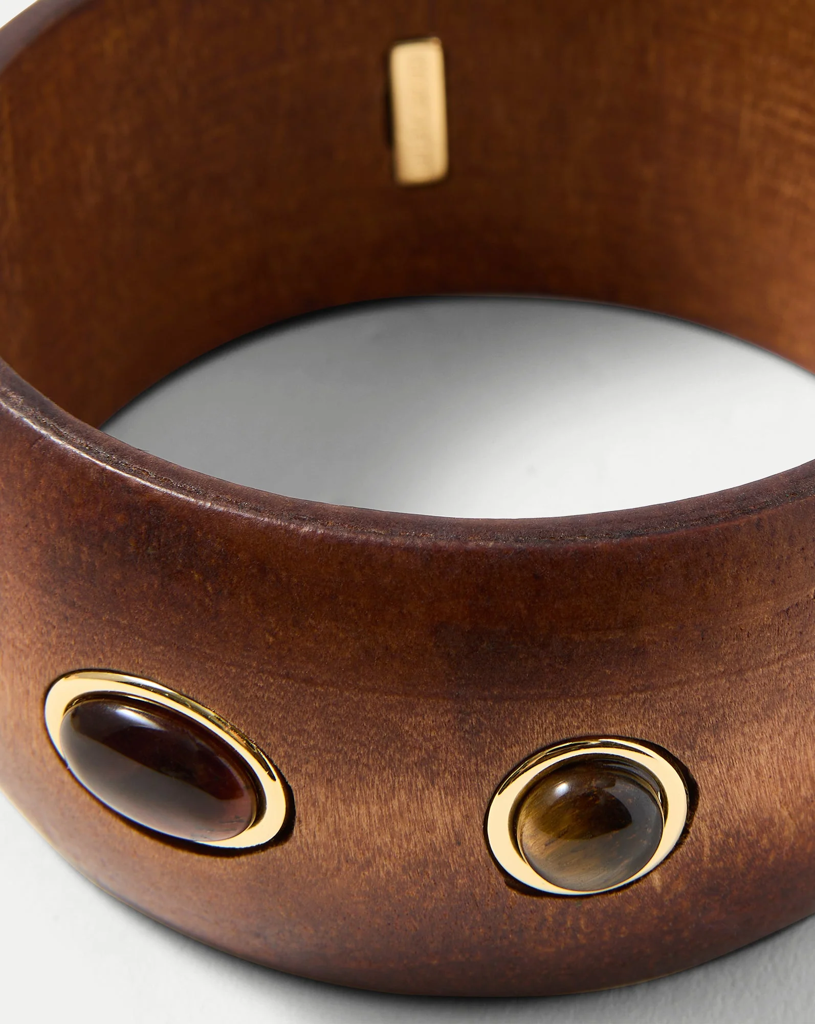 Veronica Beard - Wood Embellished Bangle - Image 3