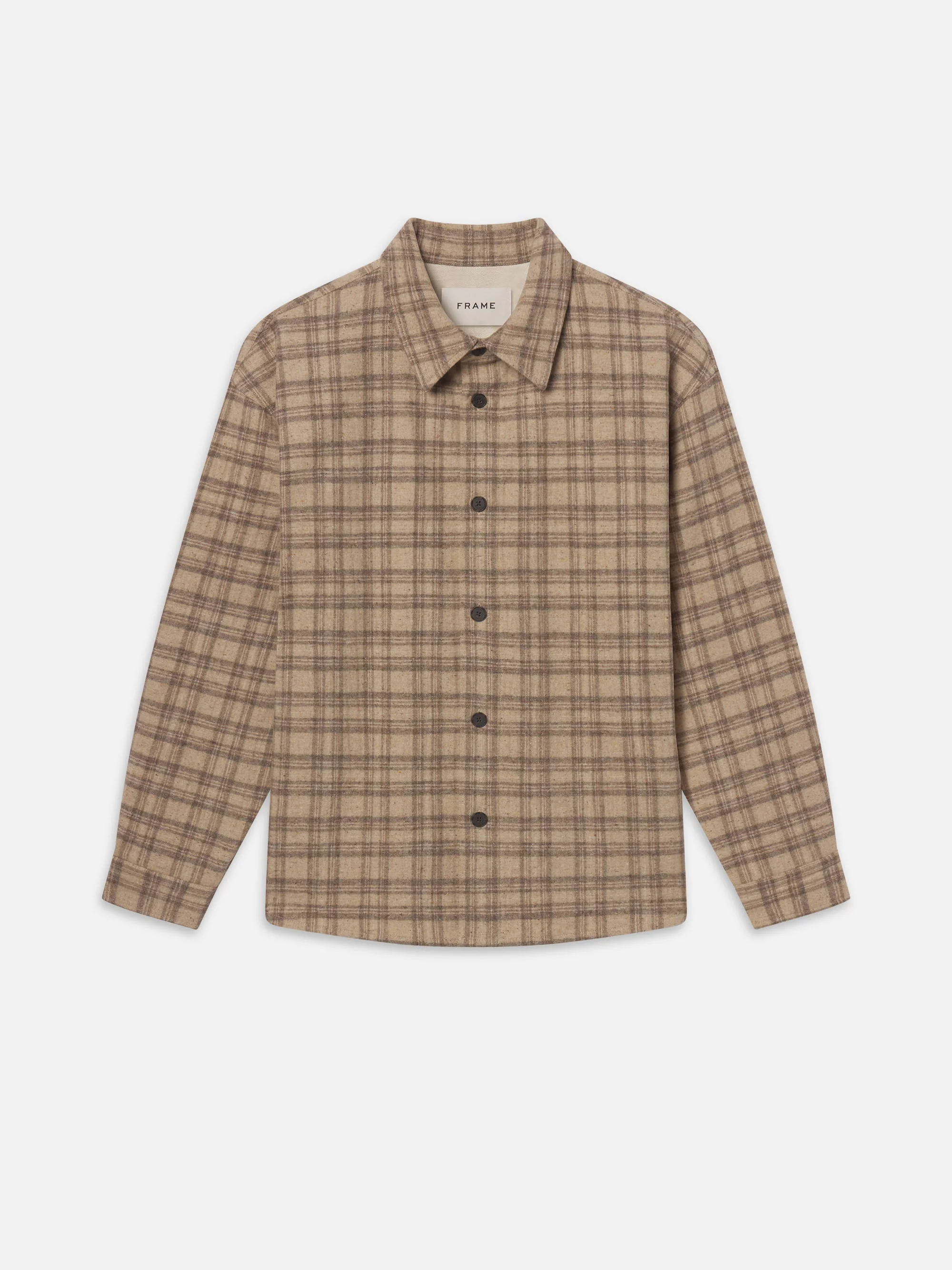 FRAME - Woolen Plaid Overshirt