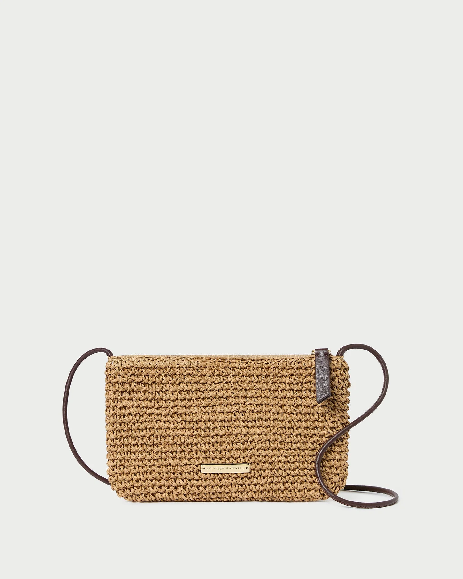 Loeffler Randall - Yasmine Brown/Espresso Crochet Crossbody