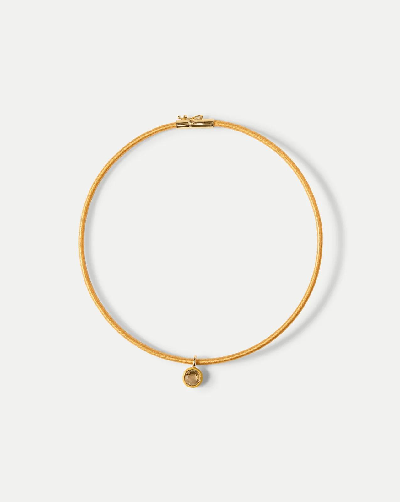 Veronica Beard - Yellow Cord Pendant Necklace