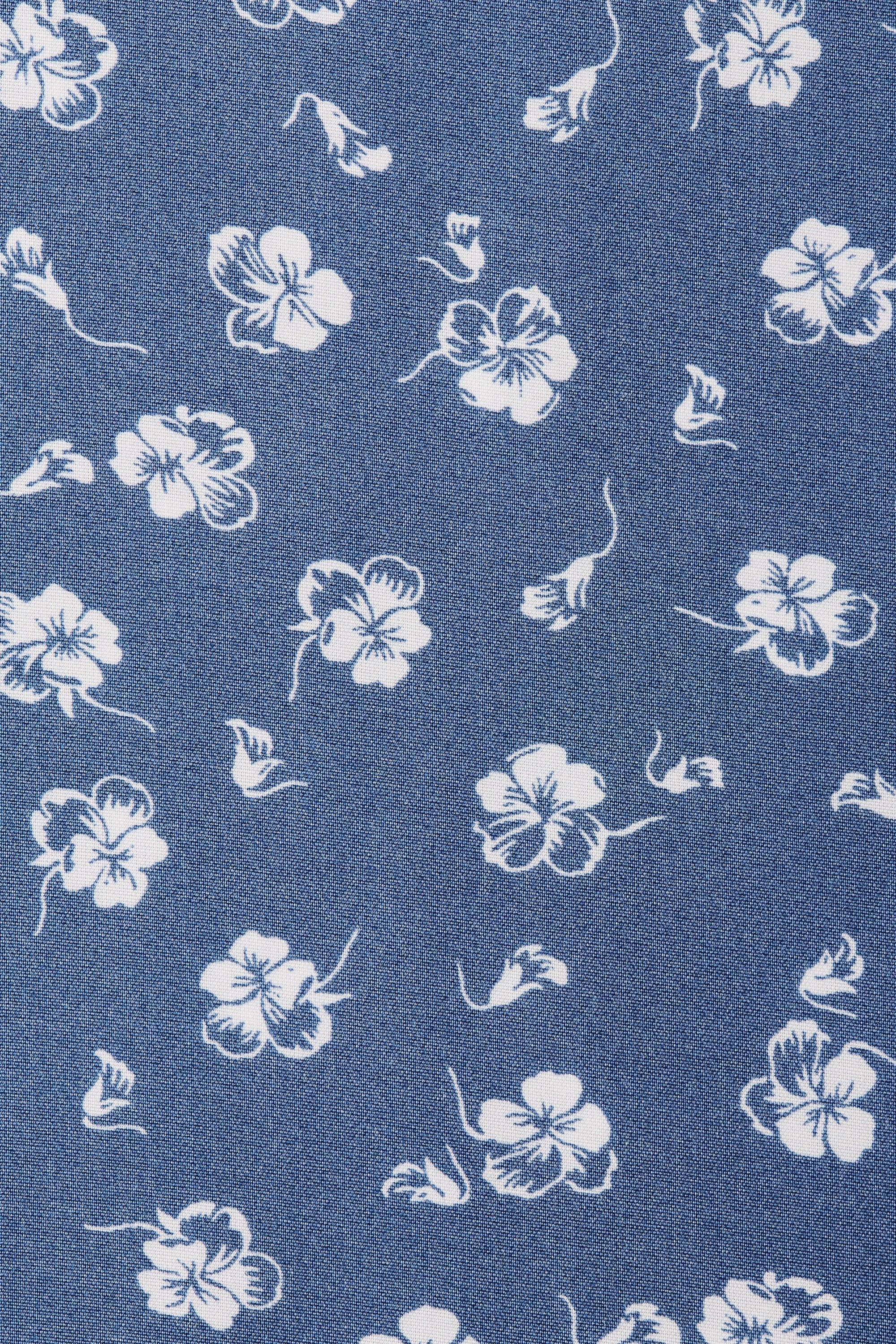Faithfull - Yerres Midi Dress Floral Blue - Final Sale - Image 6