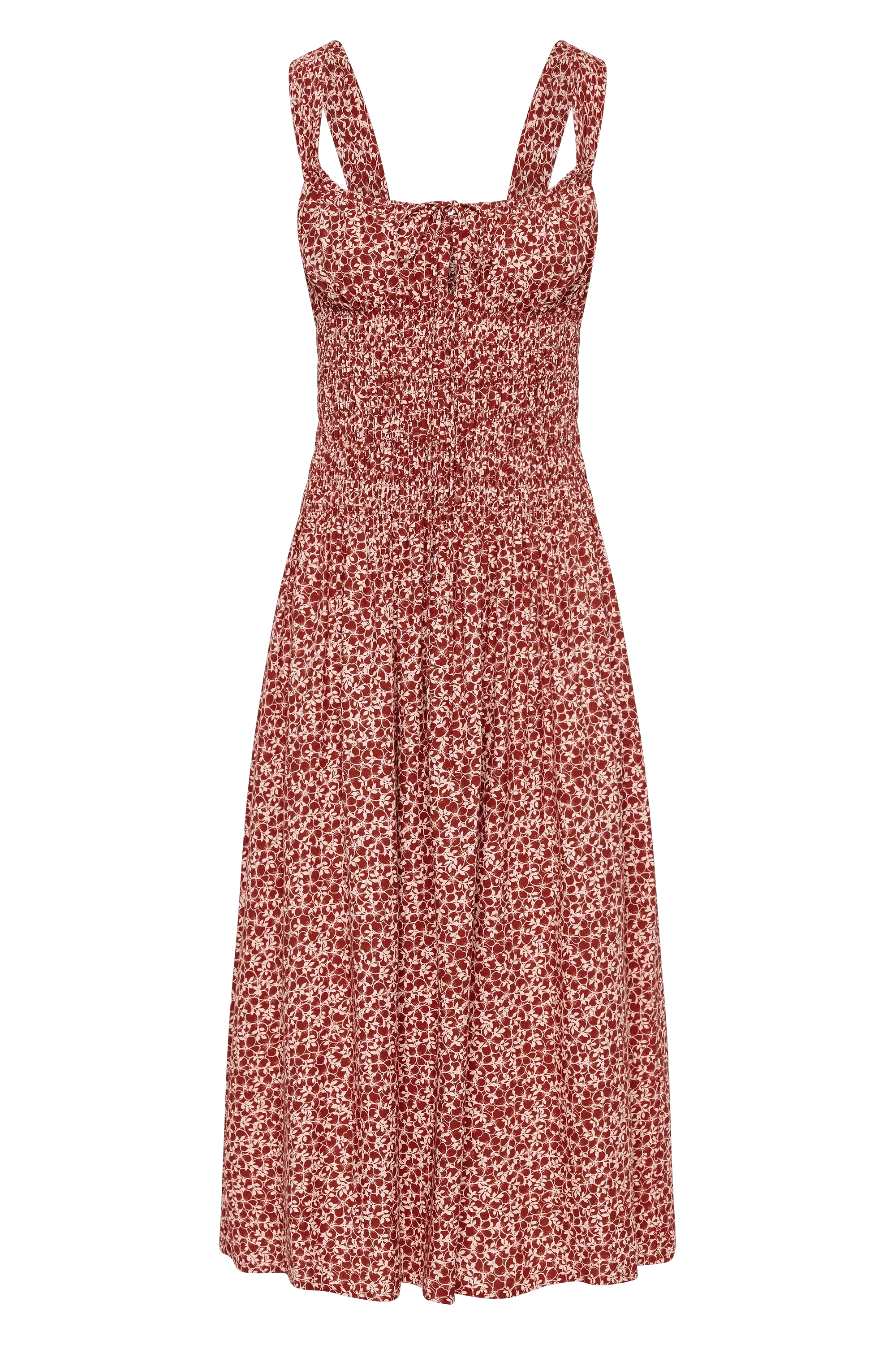 Faithfull - Yerres Midi Dress Peony Stamp Garnet - Final Sale - Image 10