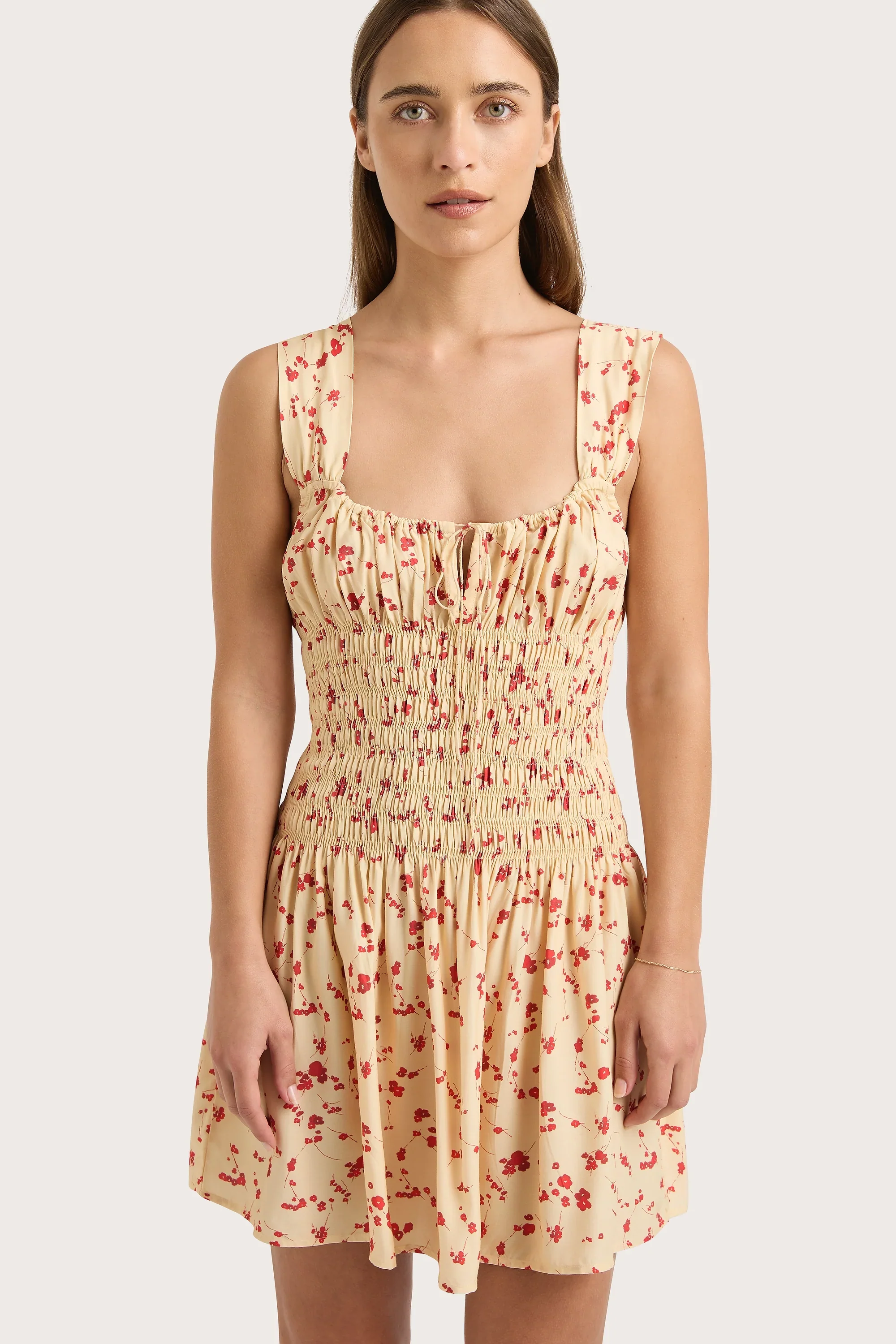 Faithfull - Yerres Mini Dress Blossom Yellow - Final Sale - Image 2