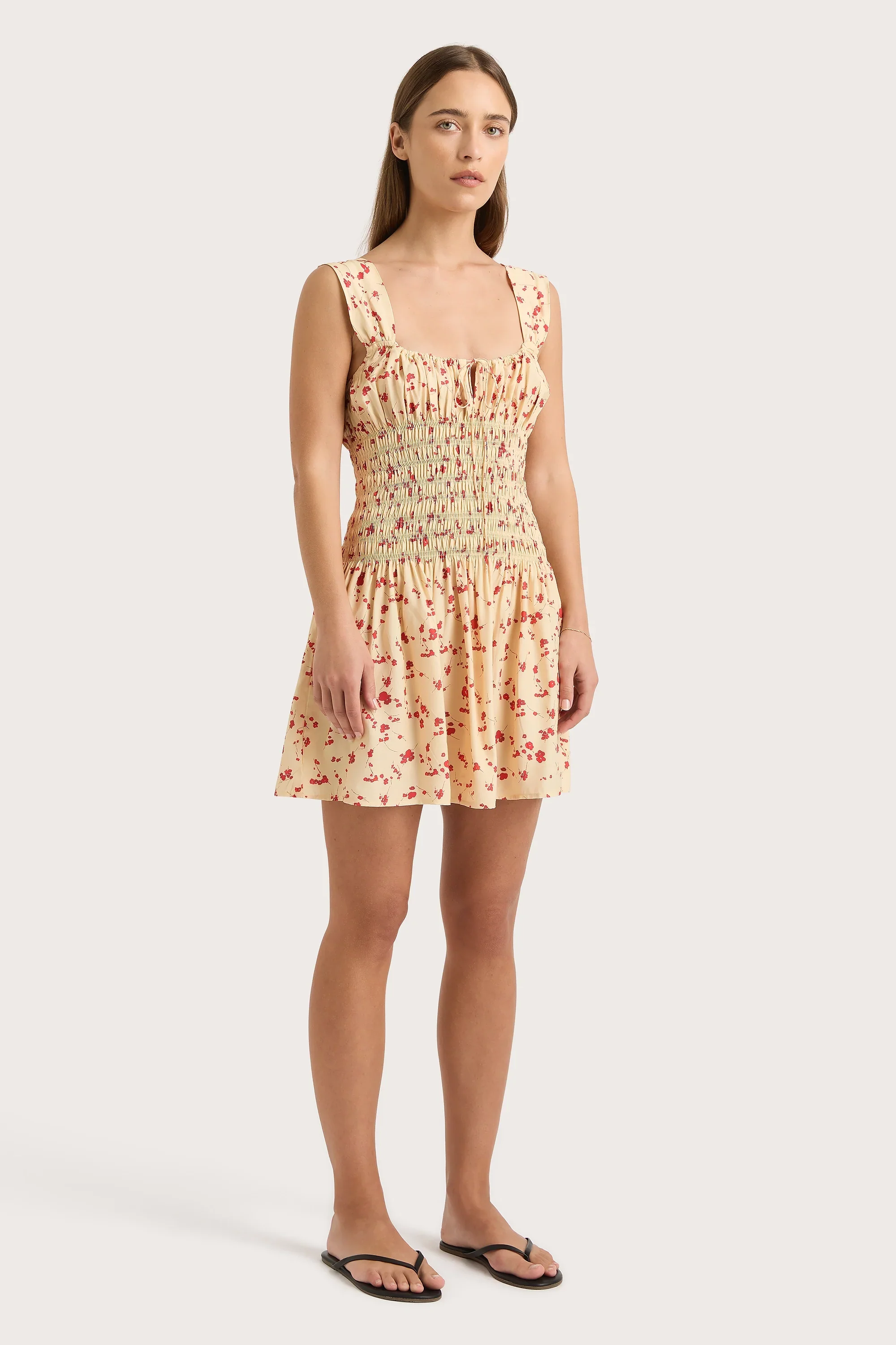 Faithfull - Yerres Mini Dress Blossom Yellow - Final Sale - Image 3
