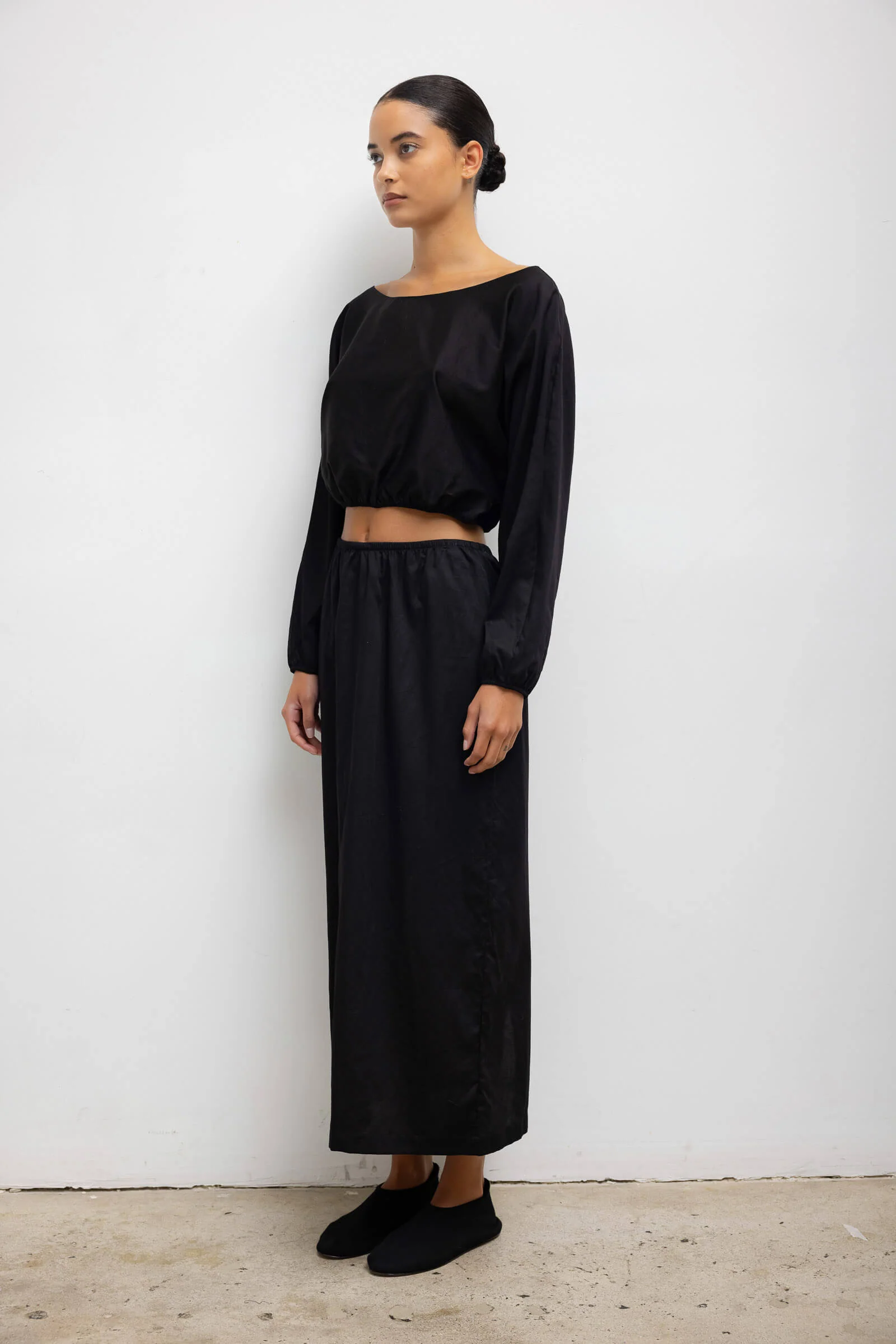 Leset - Yoko Long Sleeve Blouson Top - Image 6