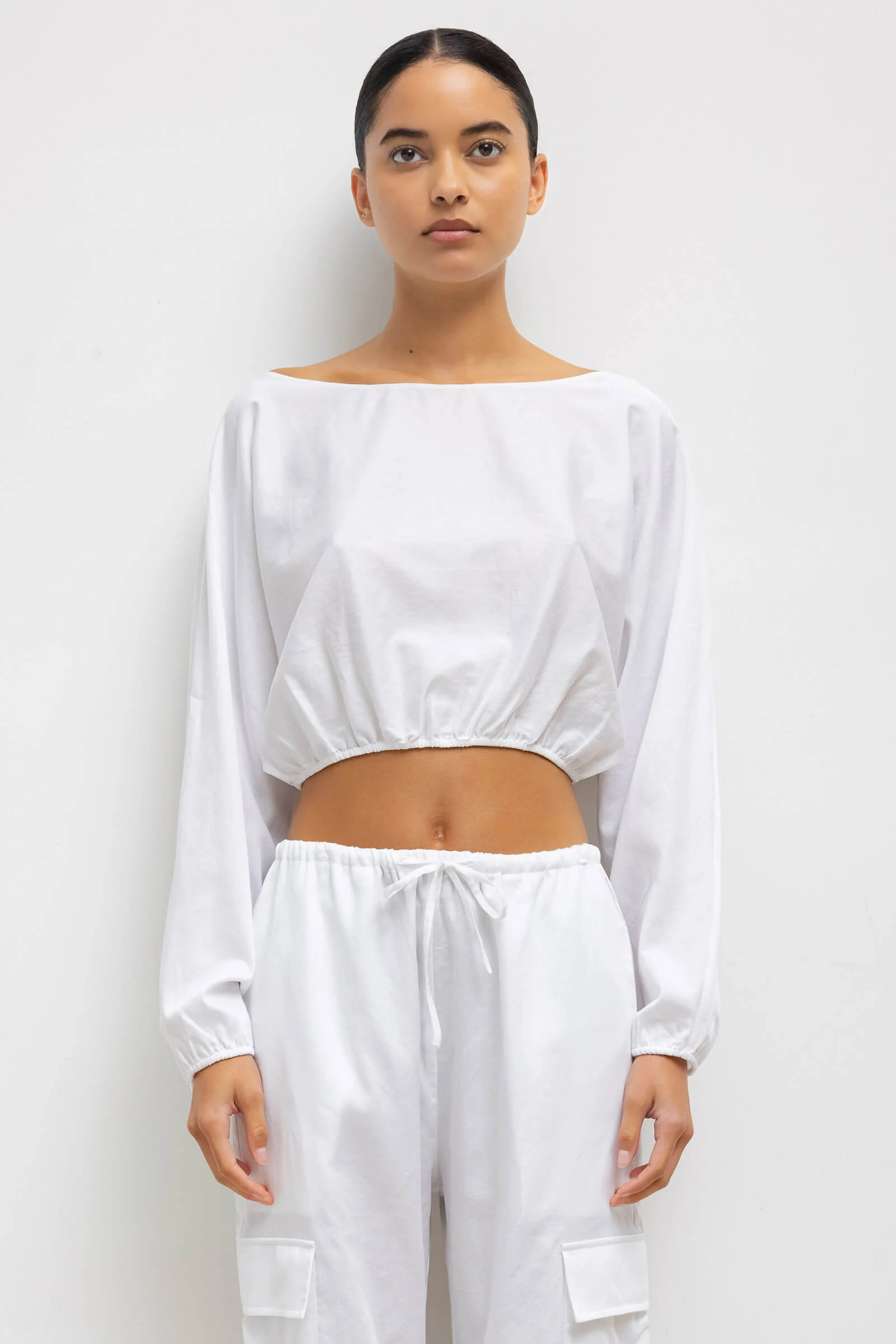 Leset - Yoko Long Sleeve Blouson Top