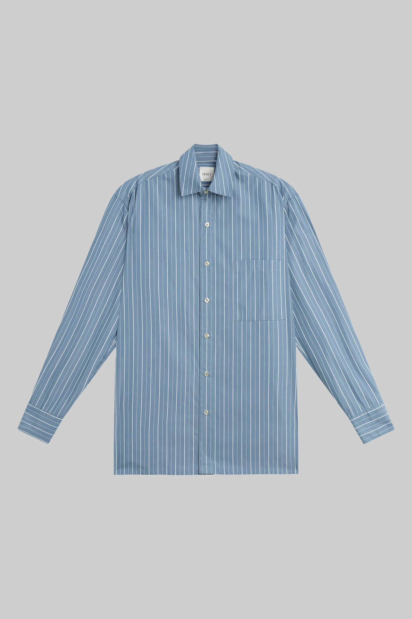Leset - Yoshi Stripe Classic Oversized Button Down - Image 2
