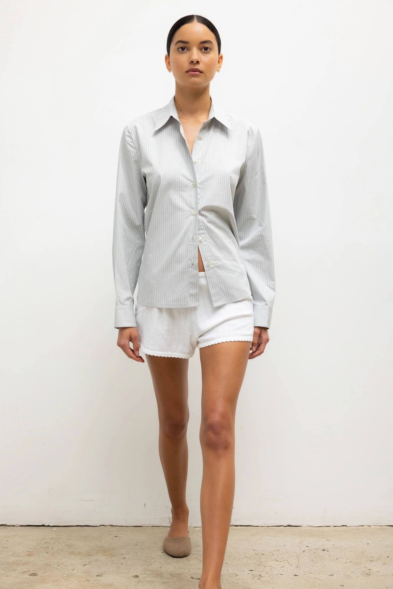 Leset - Yoshi Stripe Slim Fit Button Down - Image 4