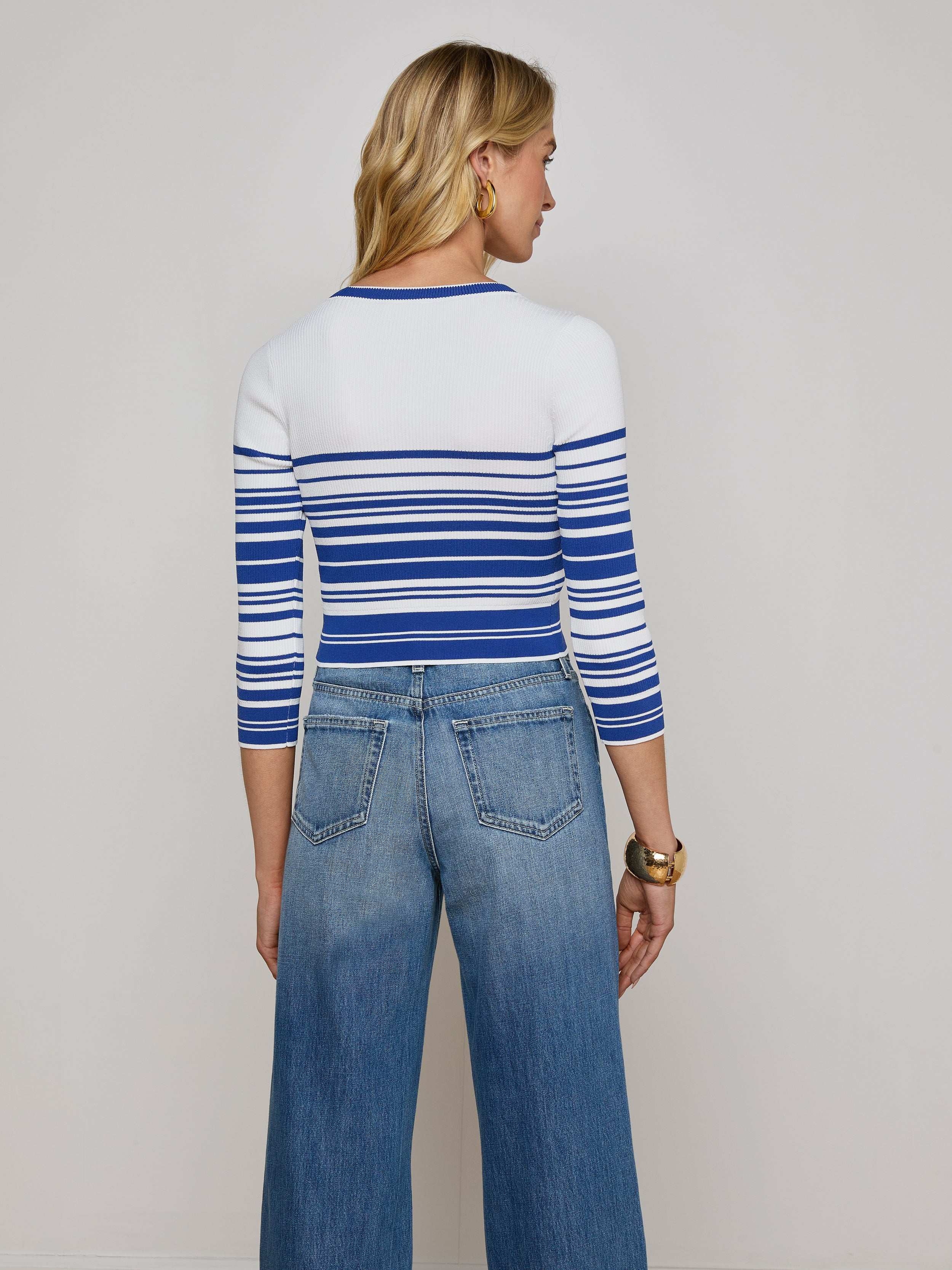 L'AGENCE - Yukio Cropped Pullover - Image 3