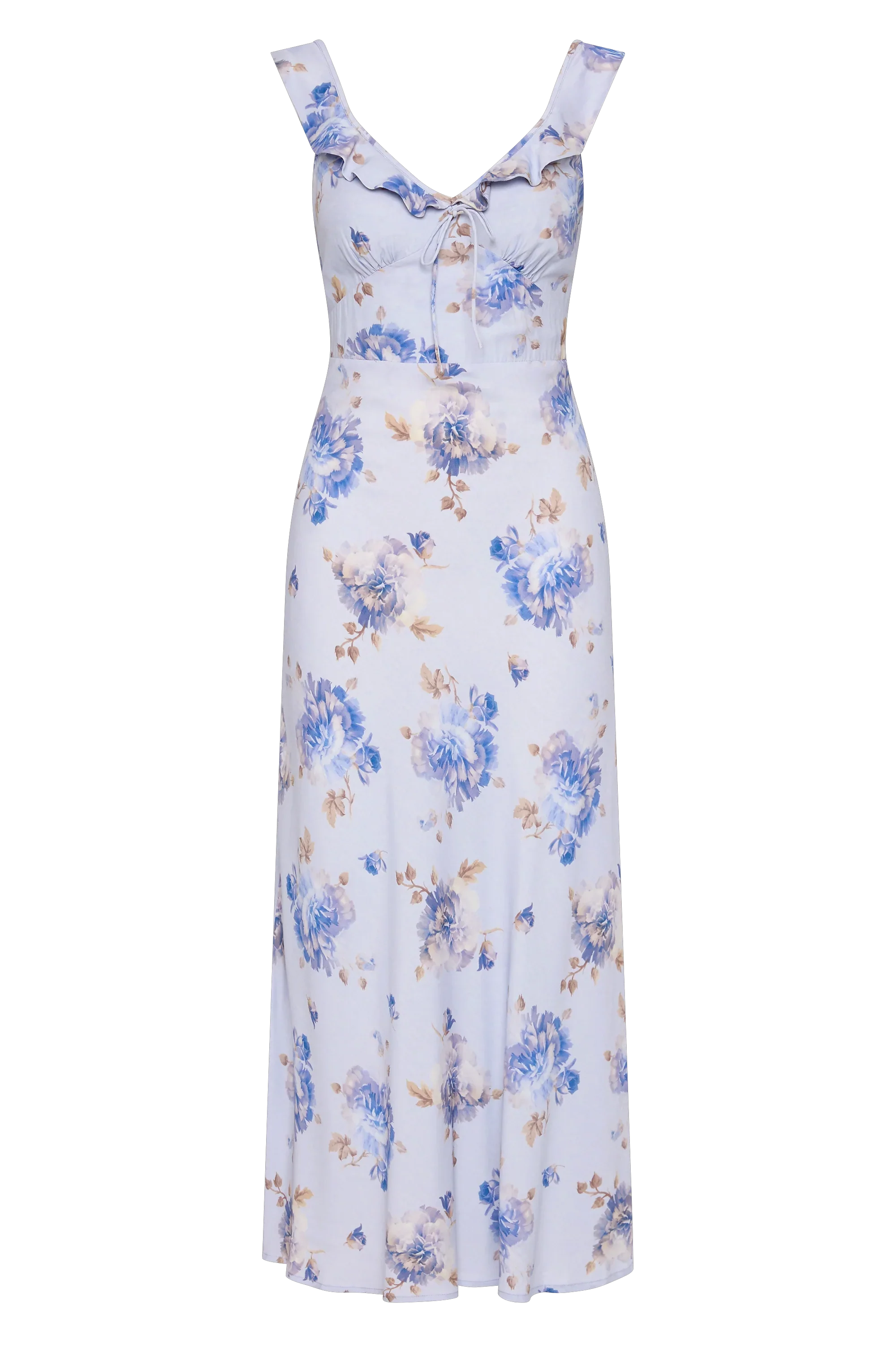 Faithfull - Yvonne Midi Dress Leona Floral Lilac - Final Sale - Image 8