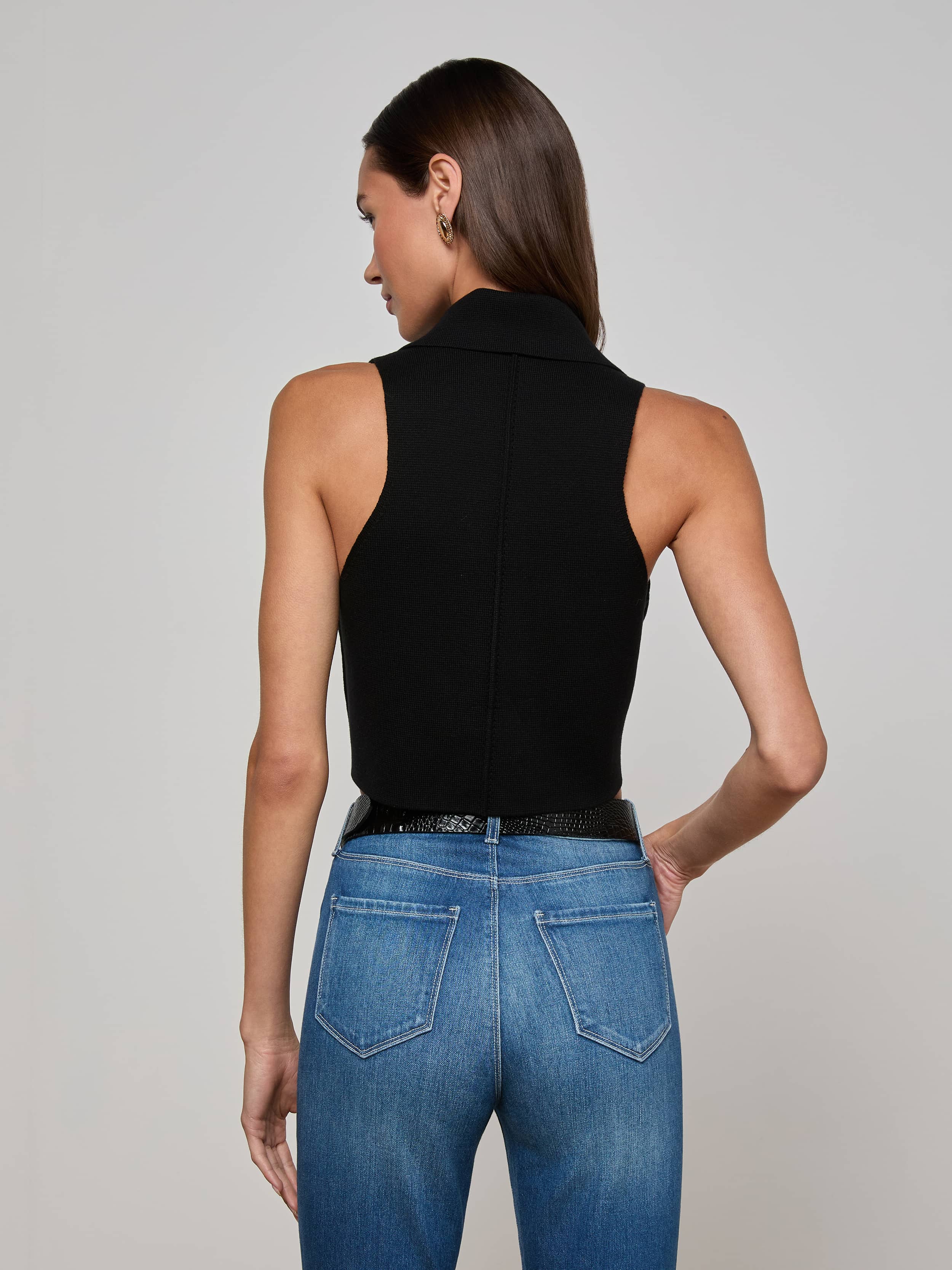 L'AGENCE - Zadie Knit Vest - Image 10
