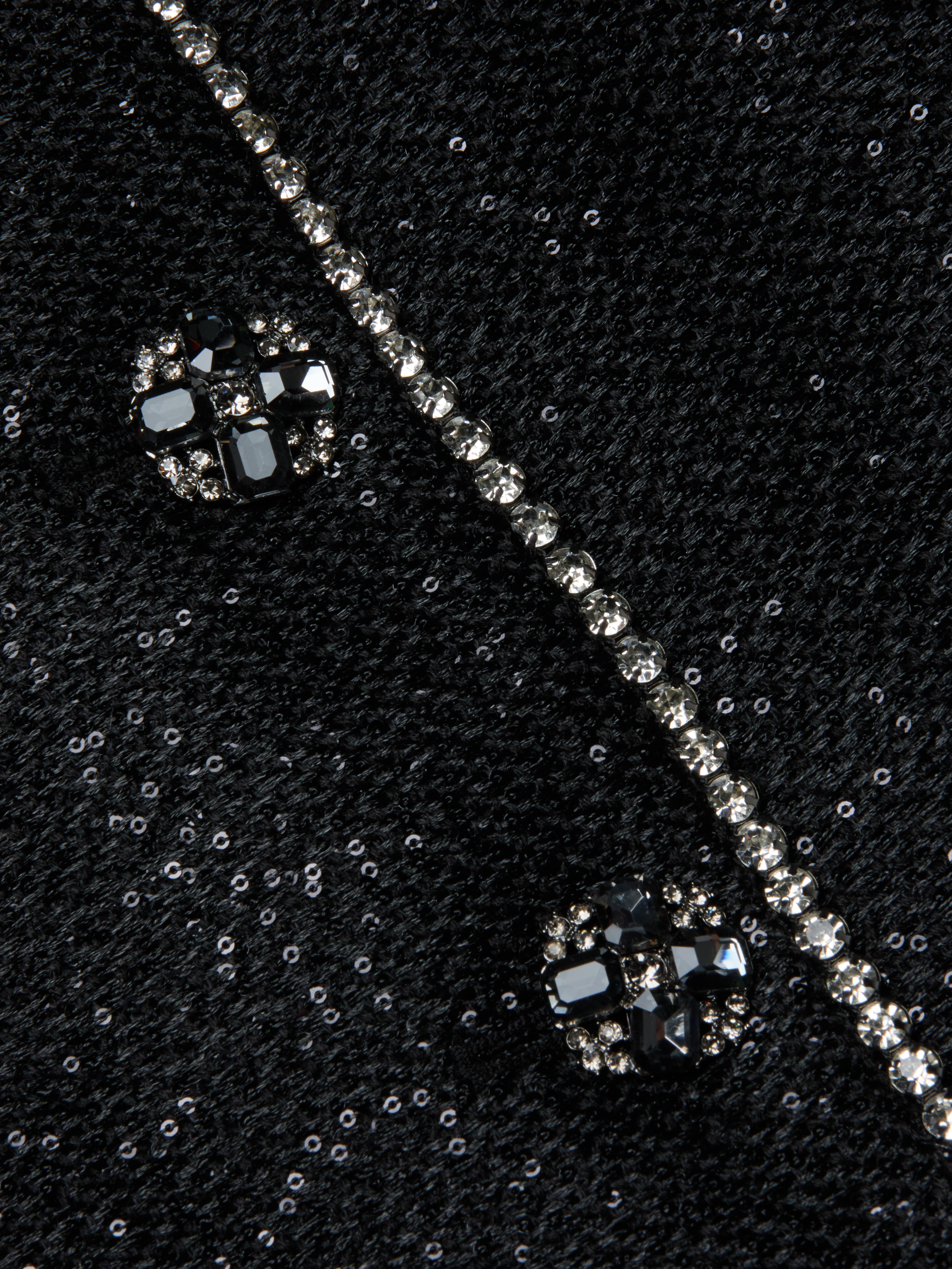 L'AGENCE - Zell Sequined Tweed Jacket - Image 11