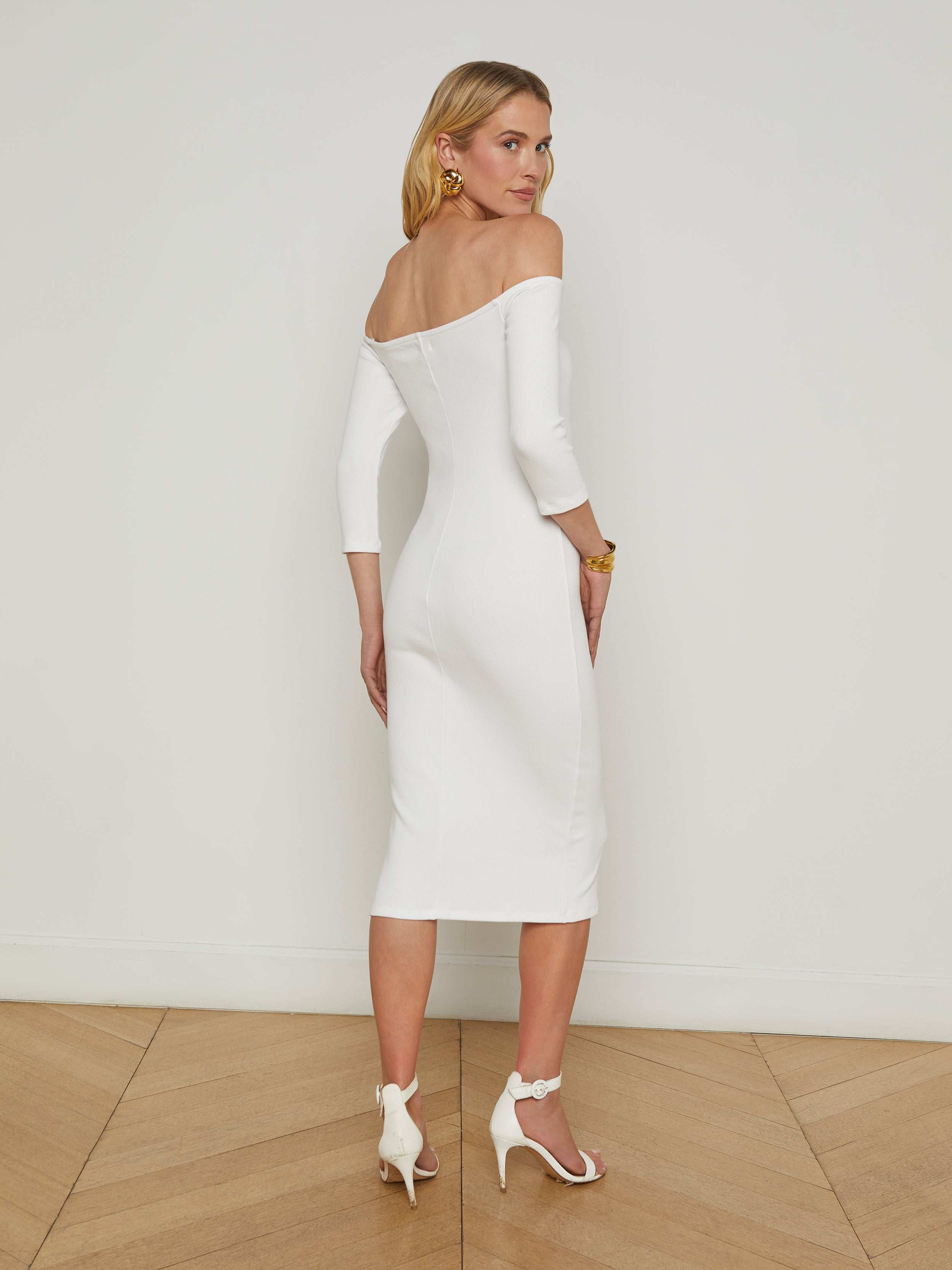 L'AGENCE - Zolita Off - The - Shoulder Dress - Image 8